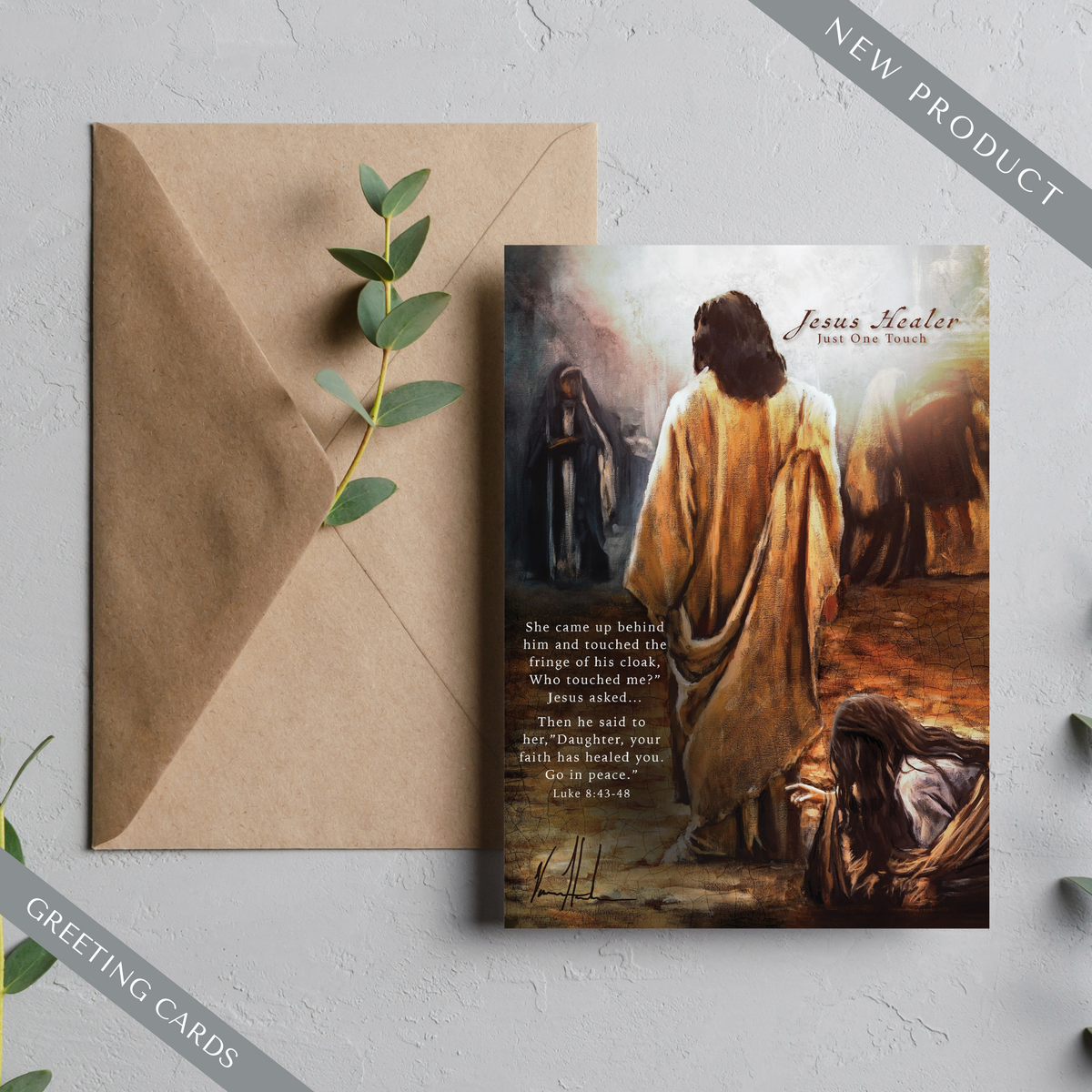 Jesus Healer Greeting Card
