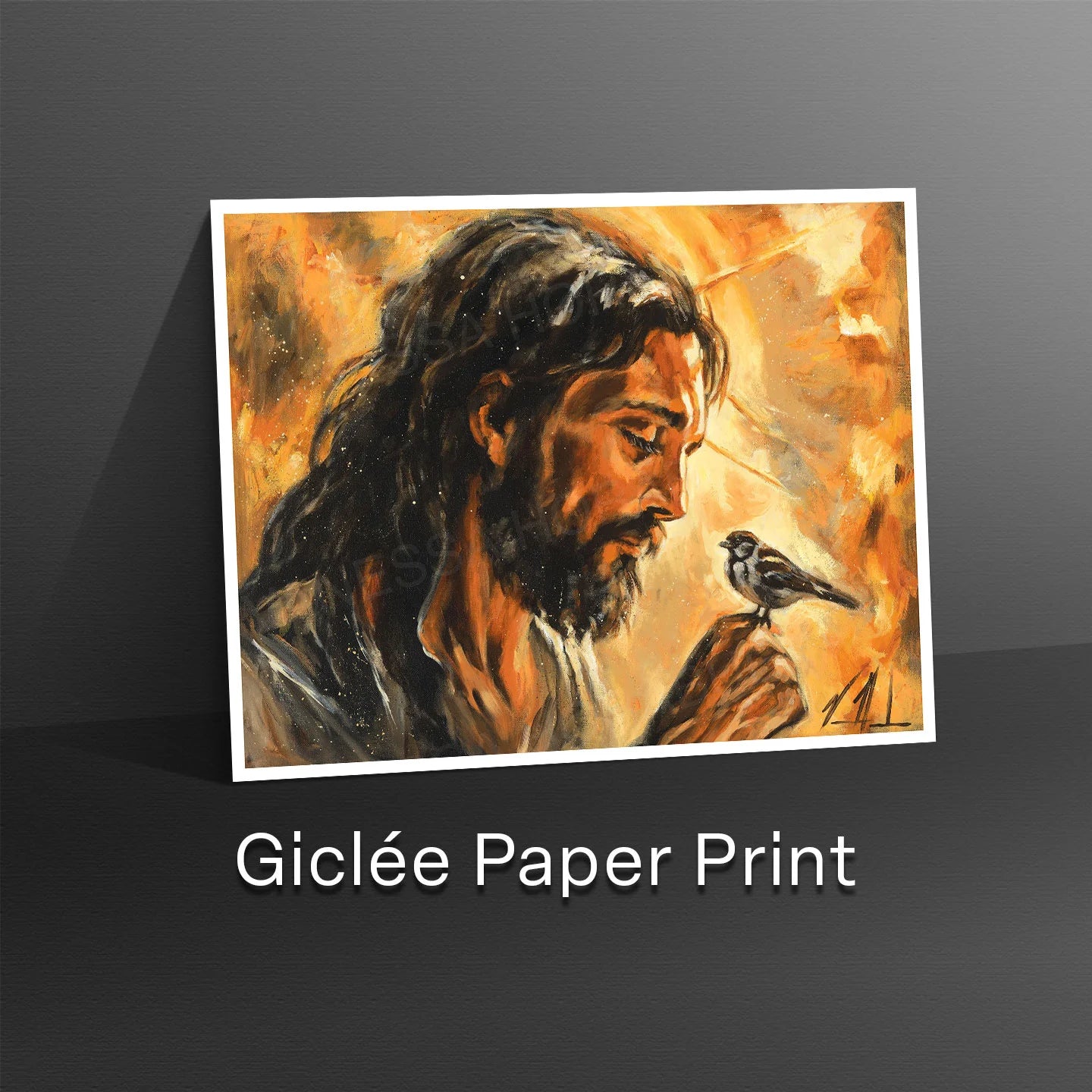 He Watches Over You Jesus Art Print Vanessa Horabuena