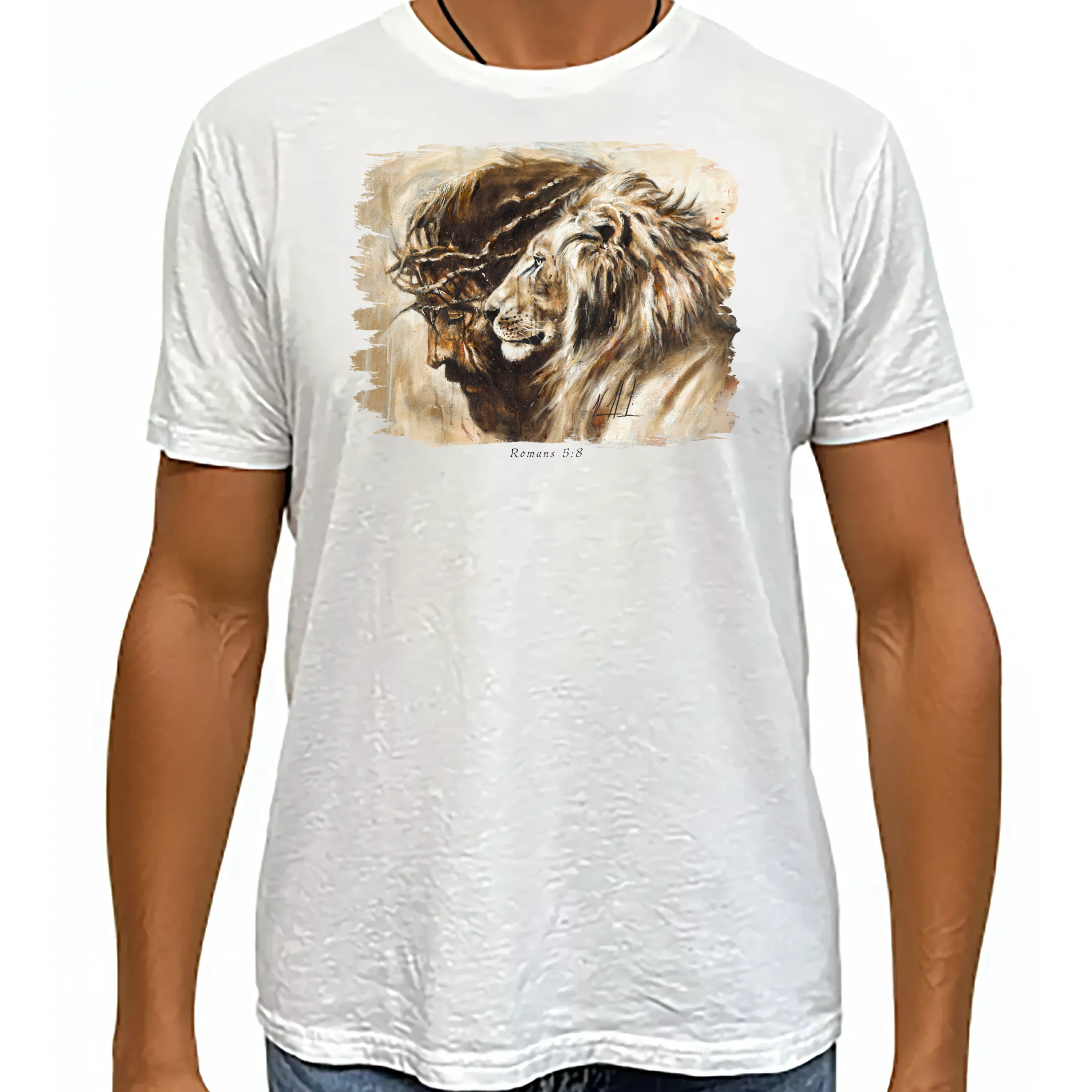 Heaven's Grace - Unisex T (Premium Organic Fabric) Vanessa Horabuena Bamboo White Small