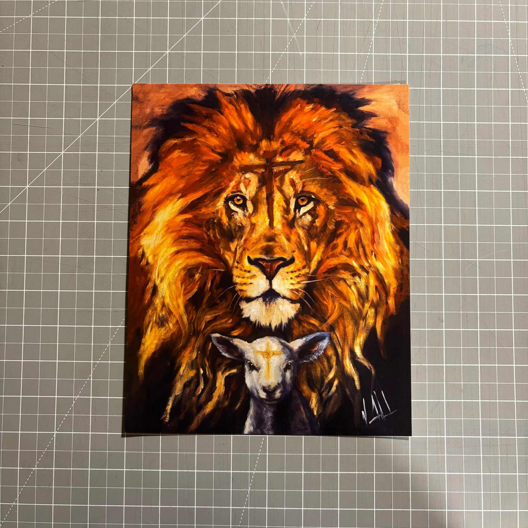 The Lion and Lamb Passover - For Our Redemption (Clearance Print) Vanessa Horabuena
