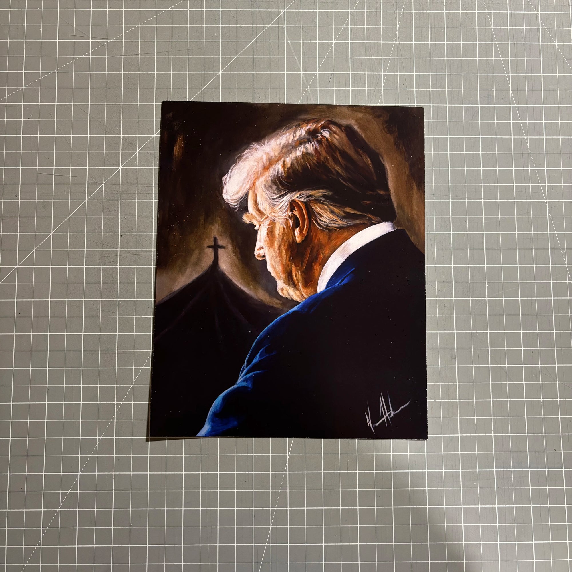 Prayers For Our President - In This Dark Hour (Clearance Print) Vanessa Horabuena