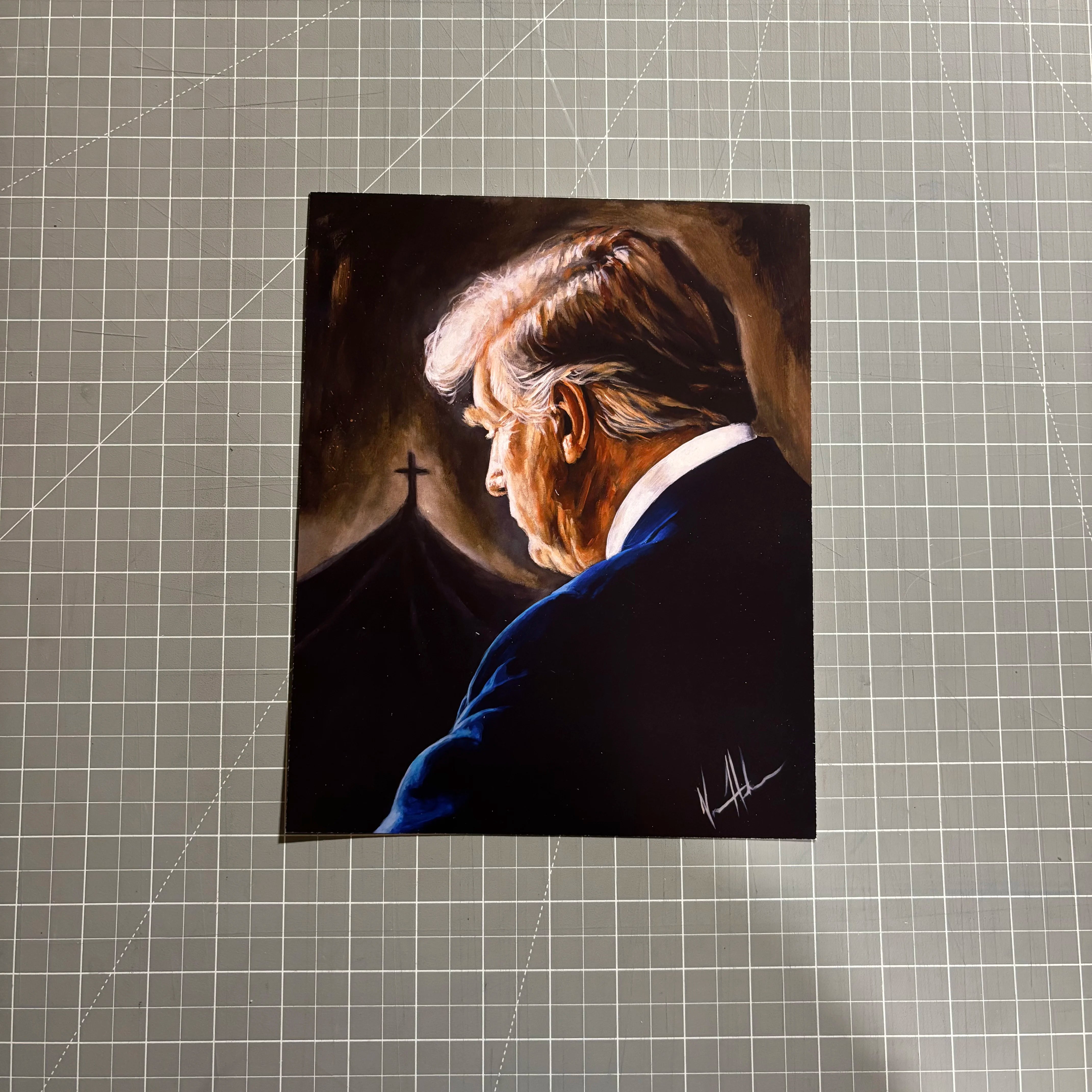 Prayers For Our President - In This Dark Hour (Clearance Print) Vanessa Horabuena