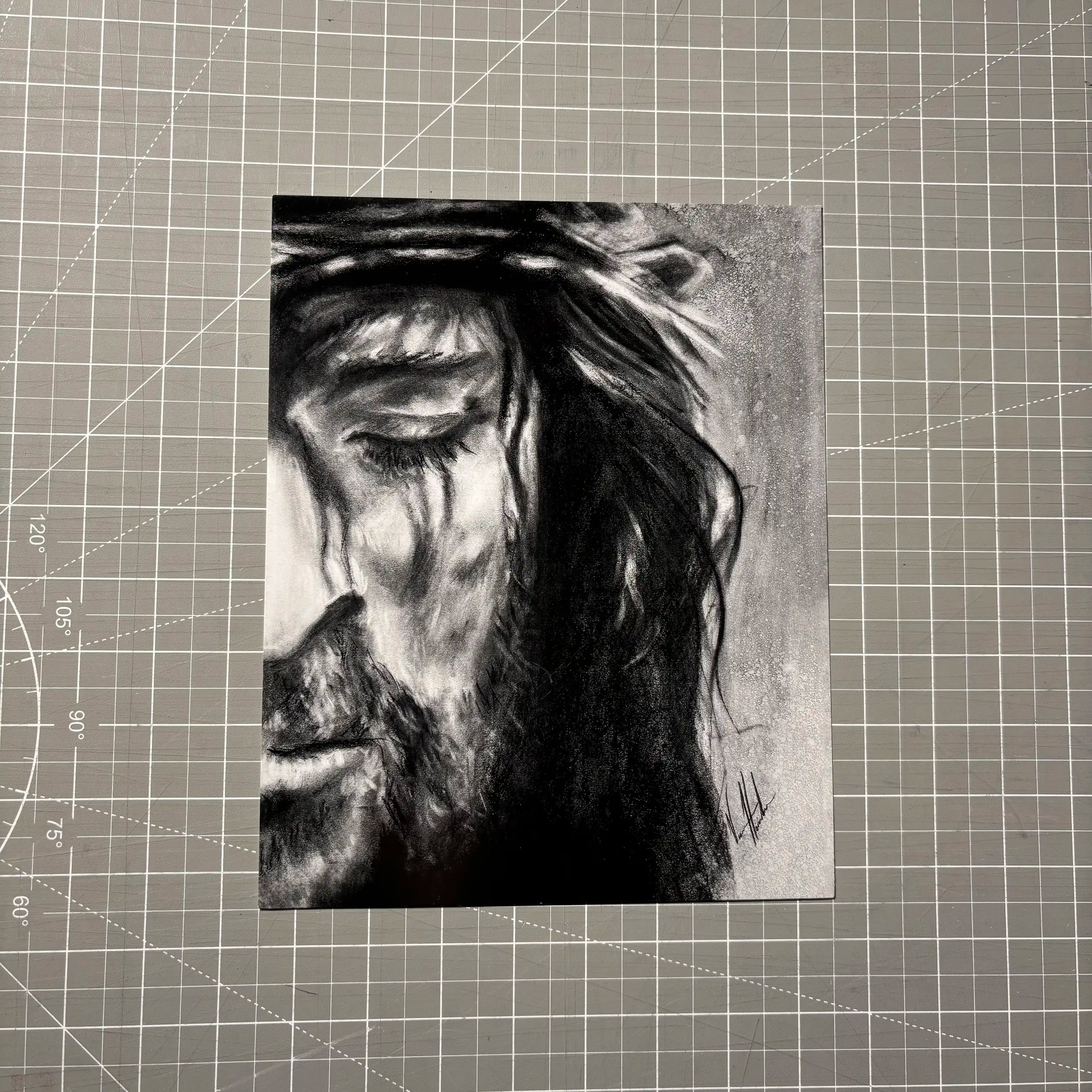 Compassionate Love Sketch (Clearance Print) Vanessa Horabuena