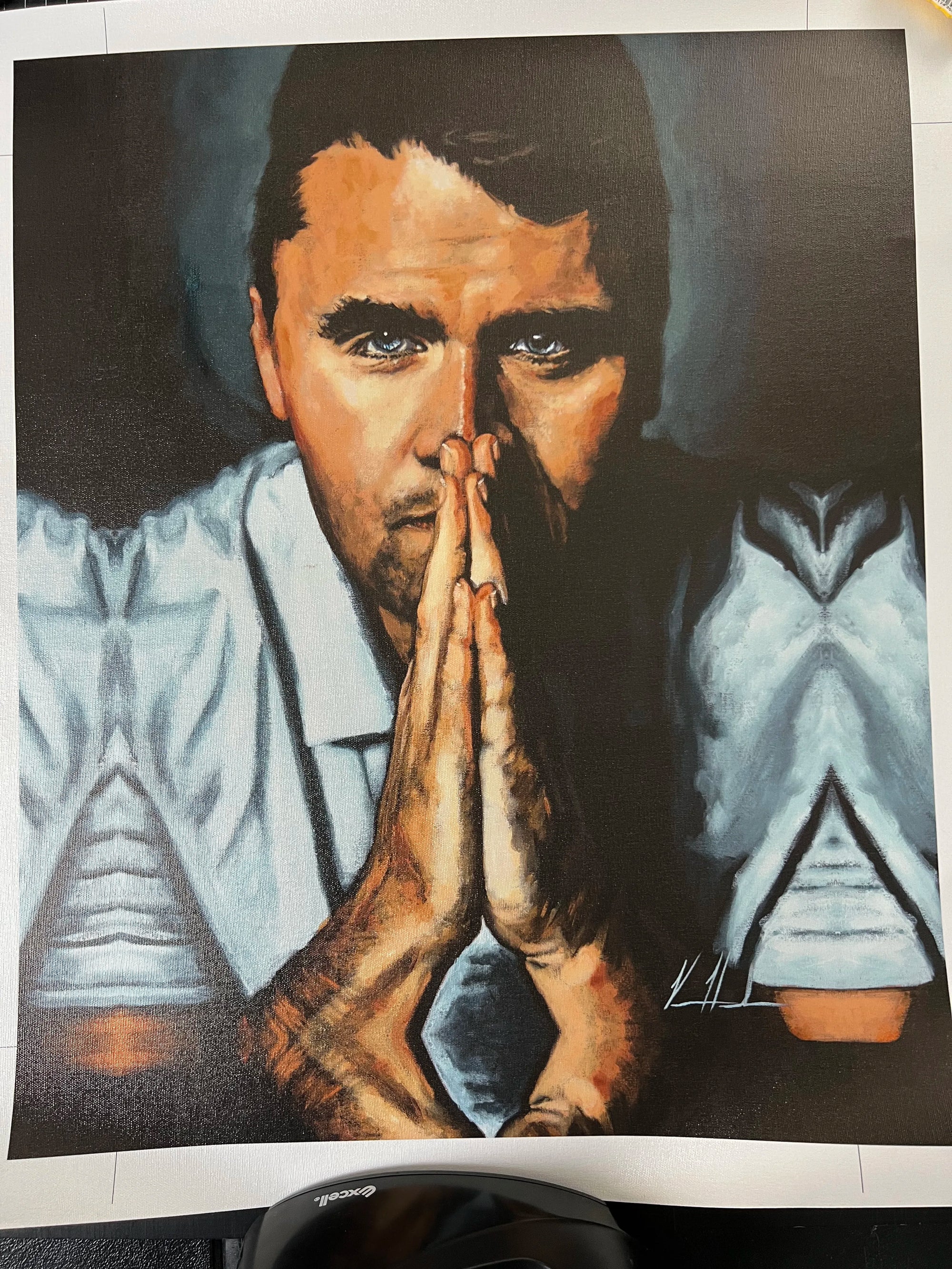 D#. 3 - Charlie Kirk - A Hero's Tribute - 16"x20" Canvas Print Vanessa Horabuena