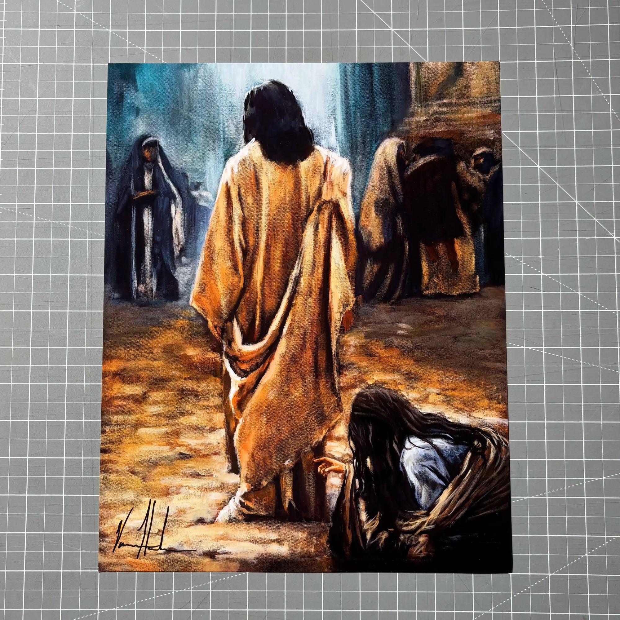 Jesus Healer - Just One Touch (Clearance Print) Vanessa Horabuena