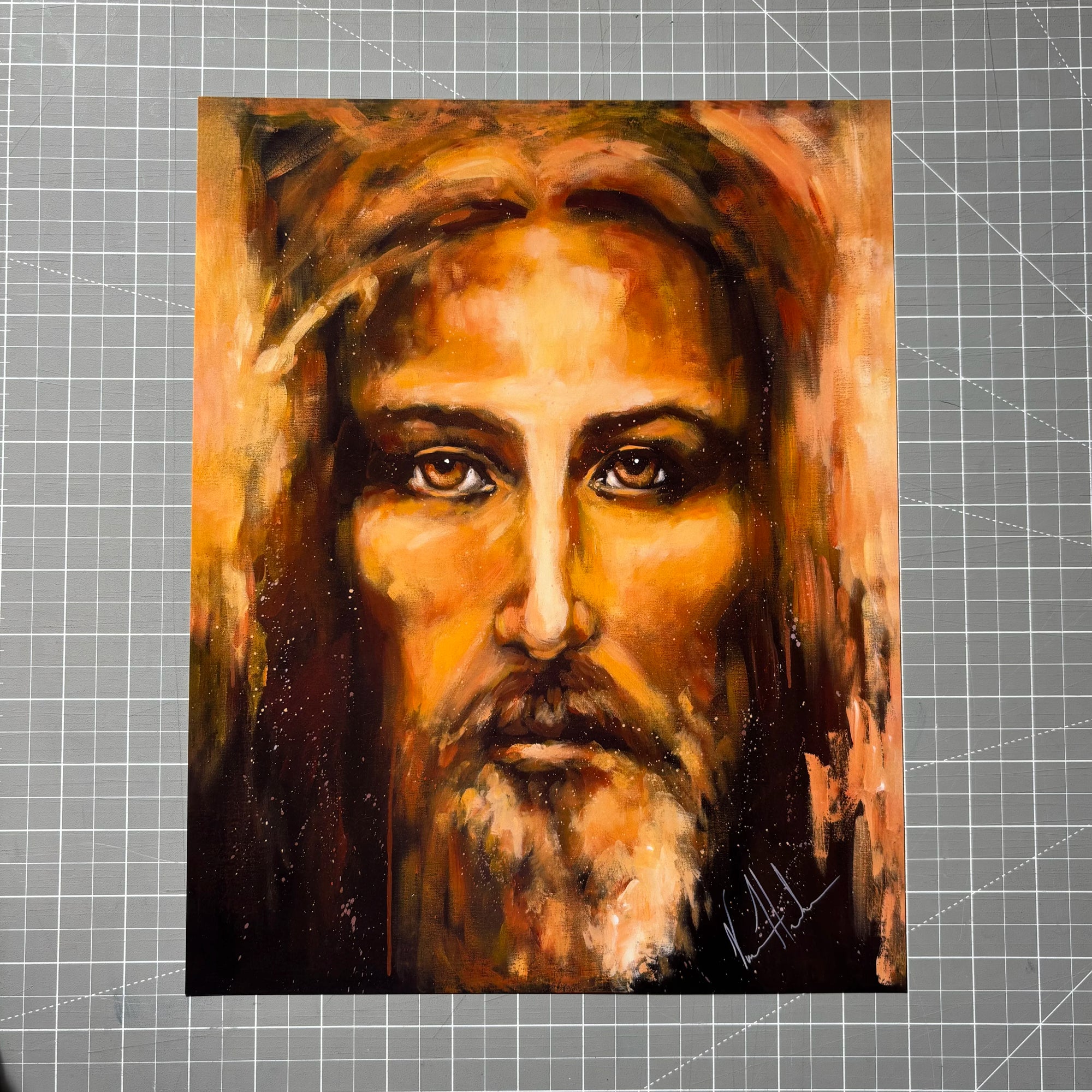 The Shroud of Turin - Resurrection Light (Clearance Print) Vanessa Horabuena