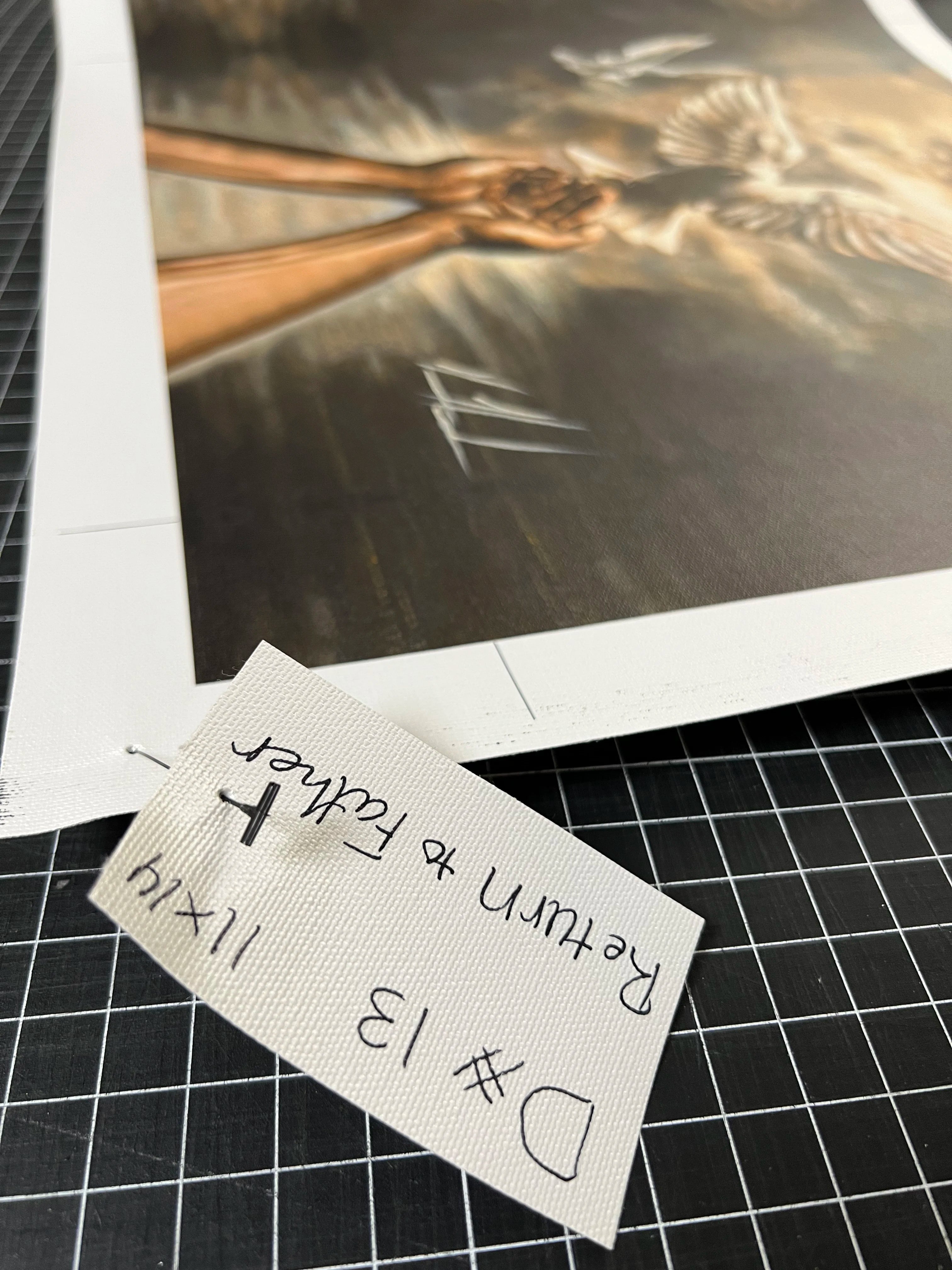 D#. 13 - Return to the Father - 11"x14" Canvas Print Vanessa Horabuena