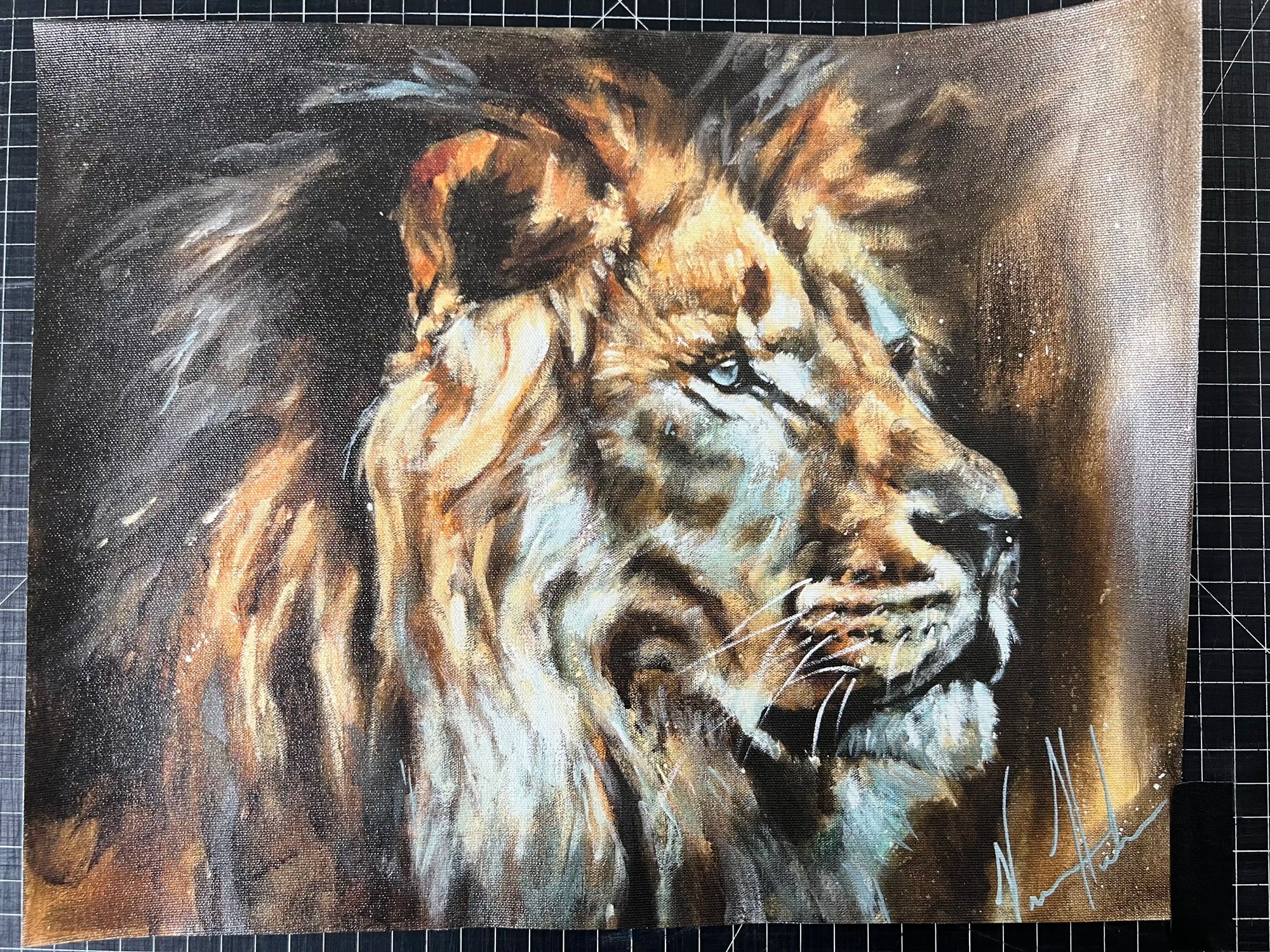 A#. 2 - Presence Unveiled - 16"x20" Canvas Print Vanessa Horabuena