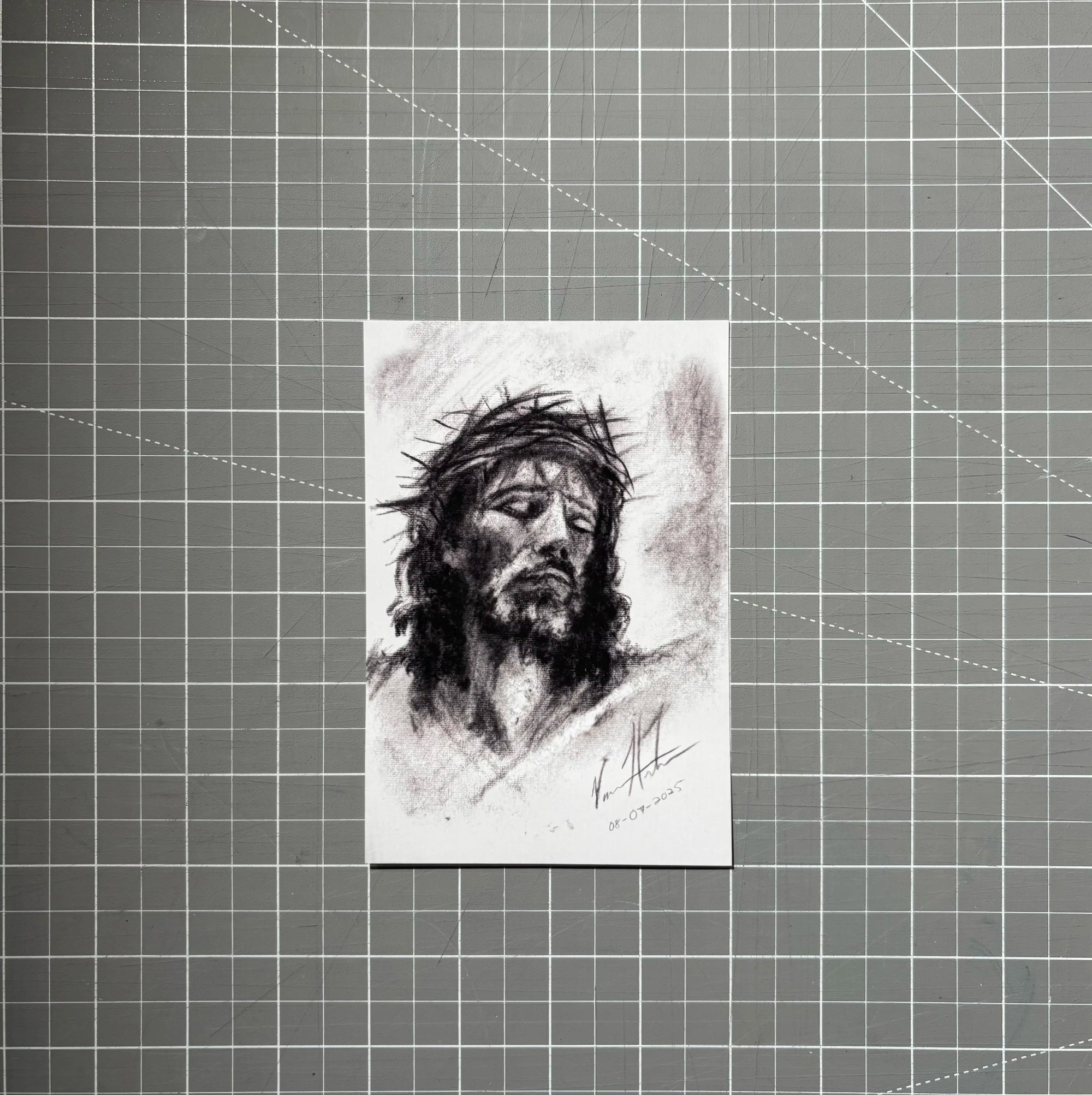 Christ is King Sketch (Clearance Print) Vanessa Horabuena