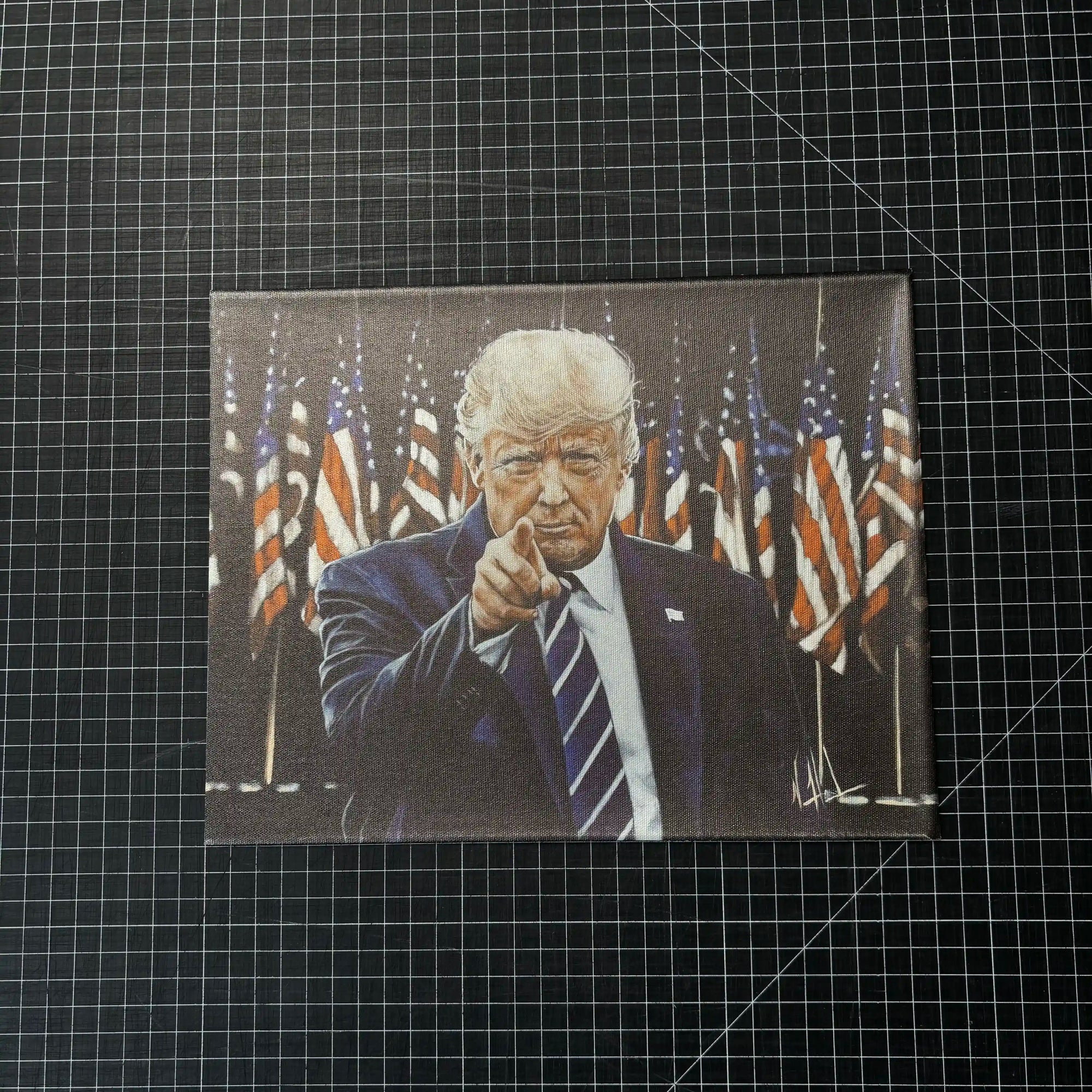 A#. 7 - The Call to Greatness - 11"x14" Canvas Print Vanessa Horabuena