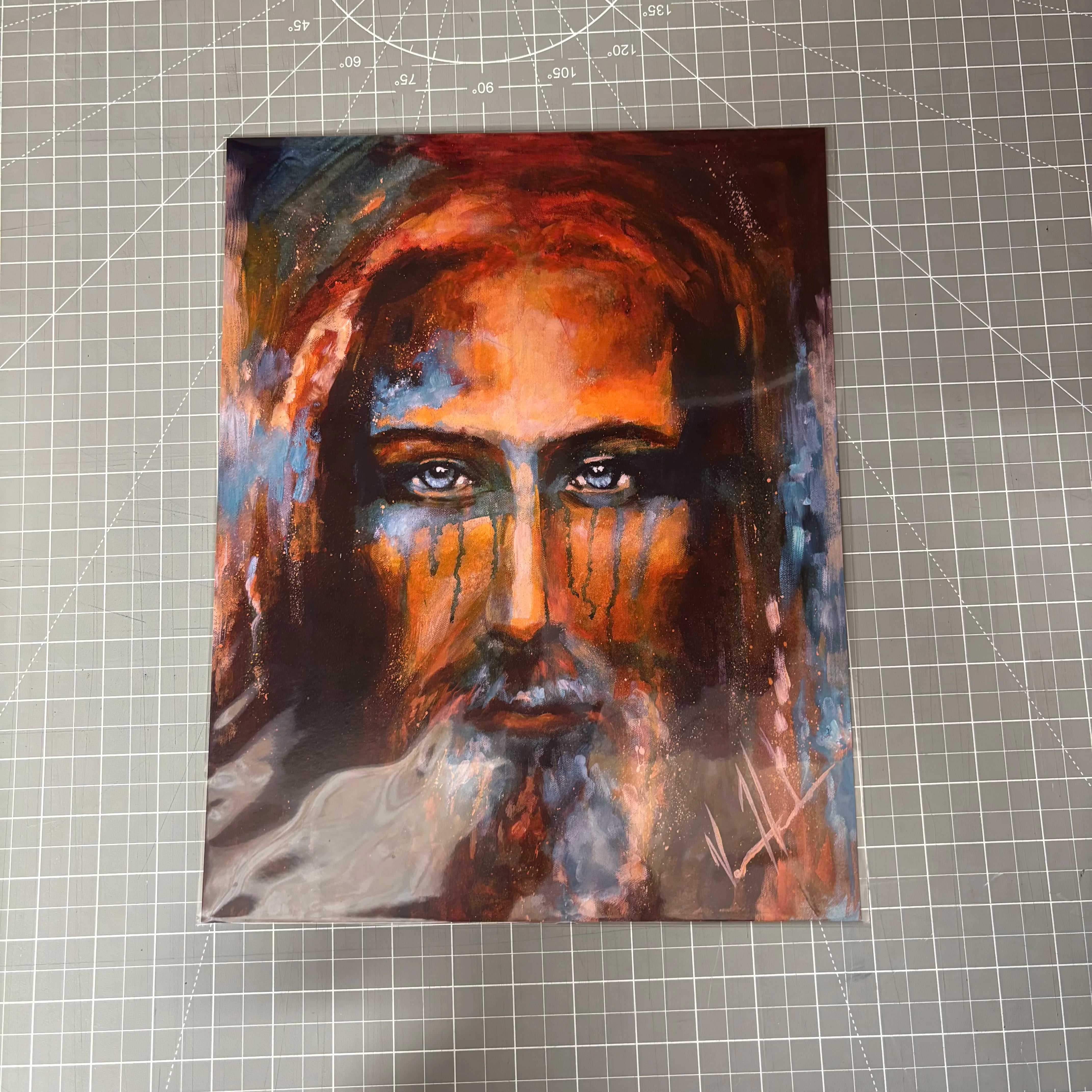 The Shroud of Turin - Eyes of Grace (Clearance Print) Vanessa Horabuena