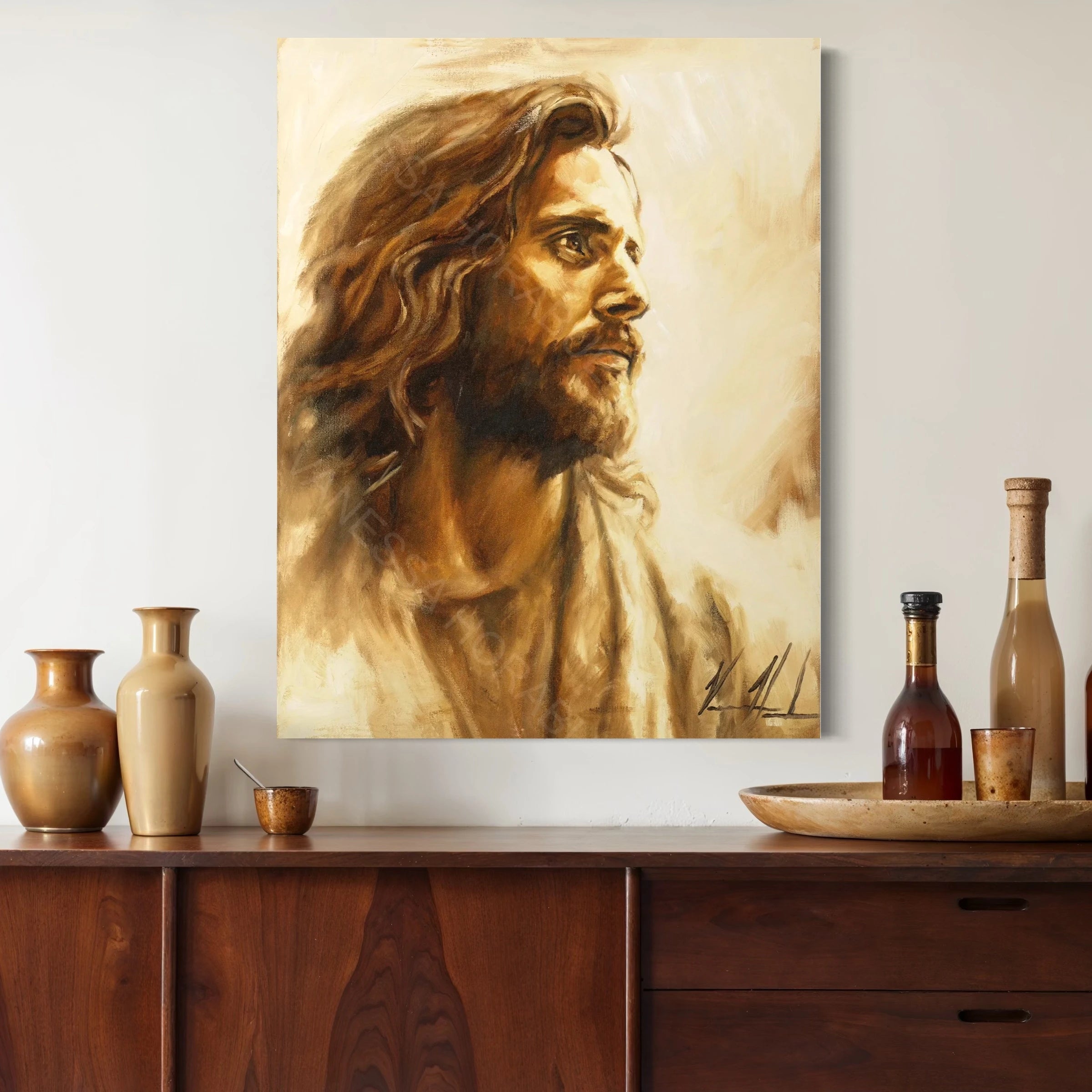 Heaven's Light Jesus Art Print Vanessa Horabuena