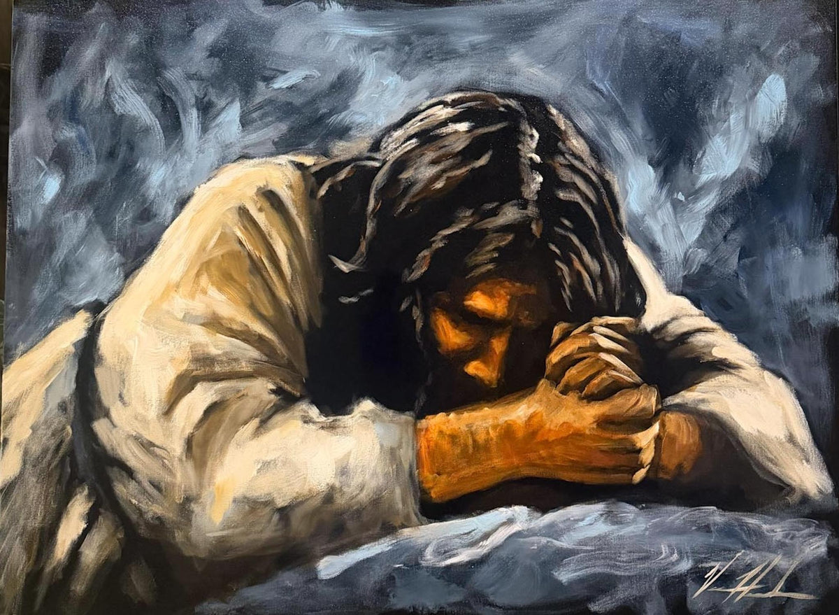 Thy Will Be Done - 36”x48” Original Acrylic Painting - Event Speed Painting