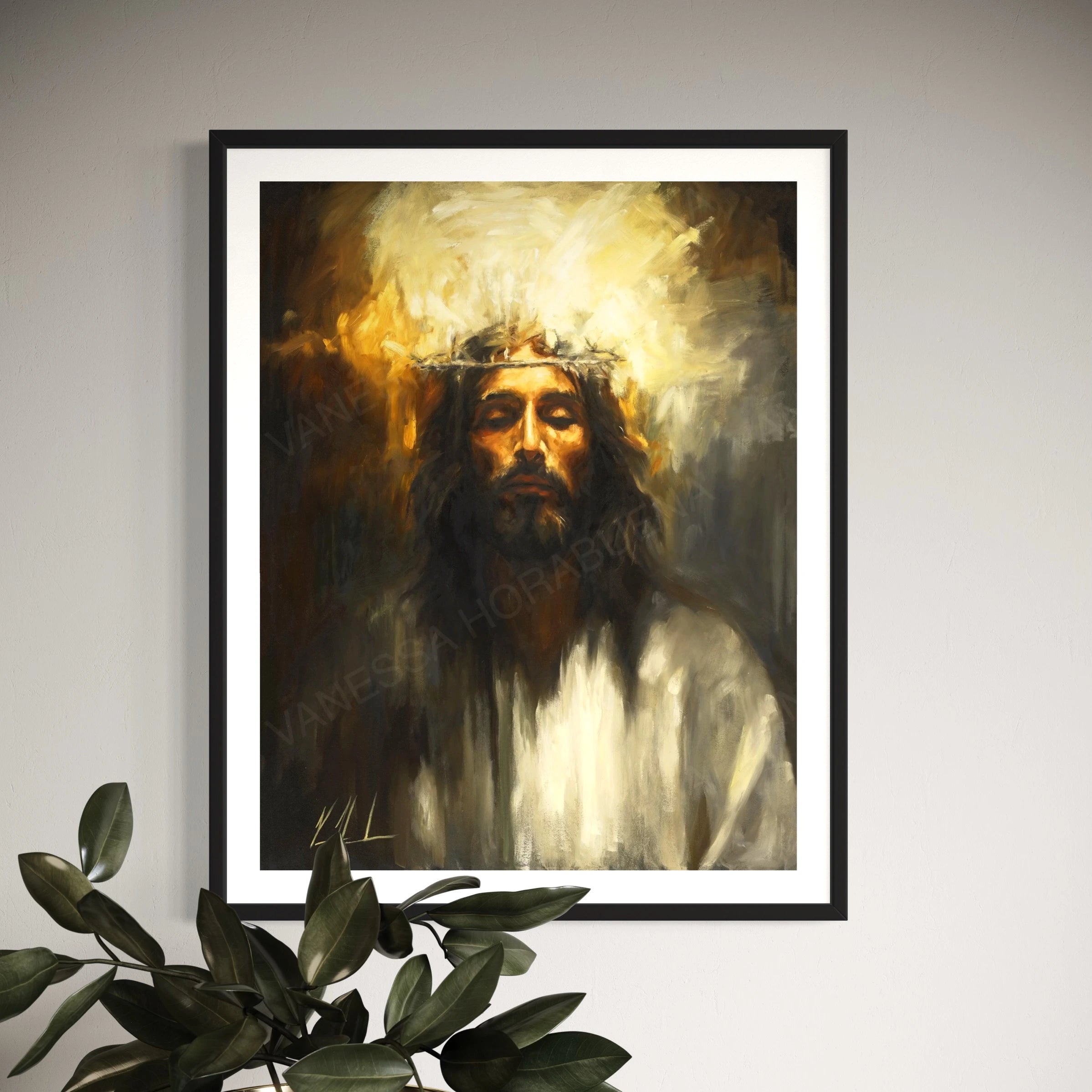 Holy One Jesus Art Print Vanessa Horabuena