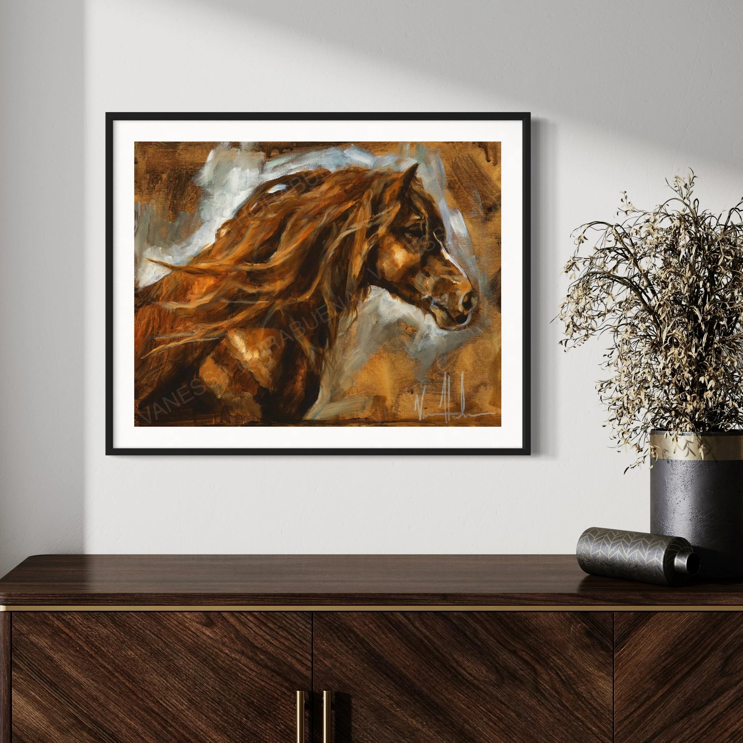 Seek Truth Horse Art Print Vanessa Horabuena
