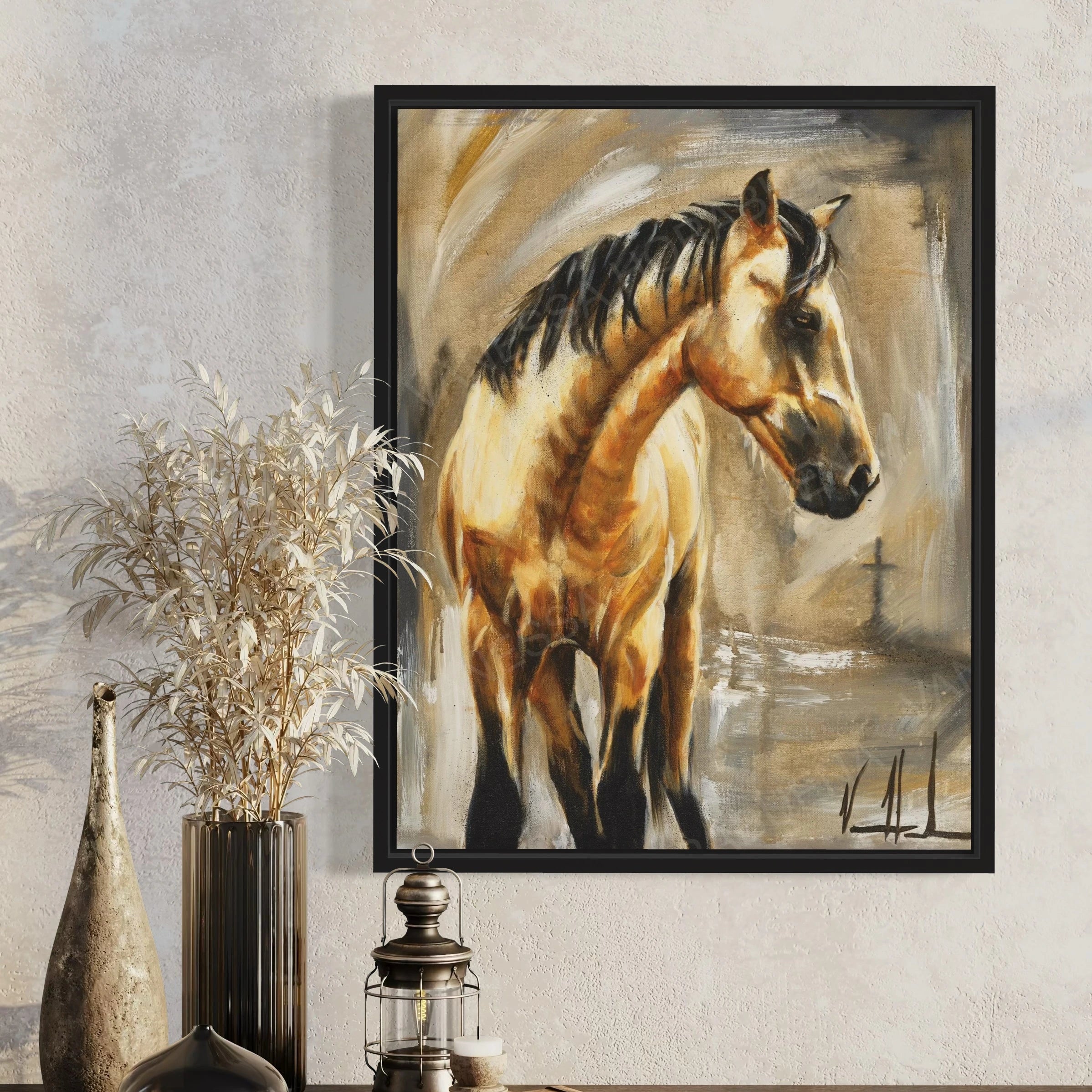 Take Me on the Narrow Path Horse Art Print Vanessa Horabuena