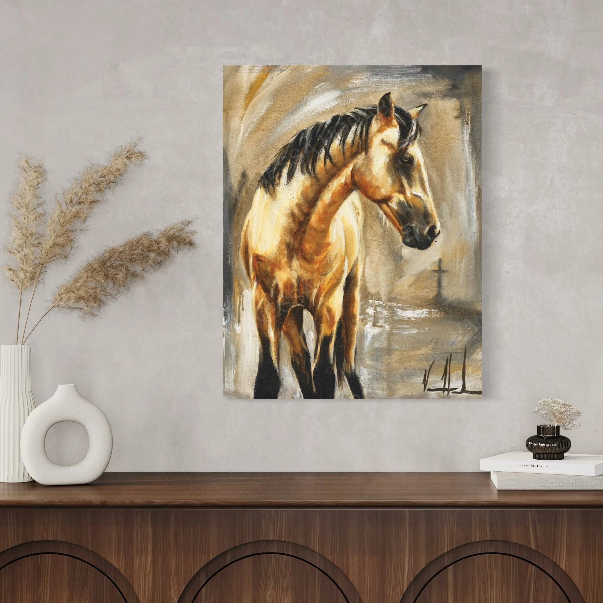 Take Me on the Narrow Path Horse Art Print Vanessa Horabuena
