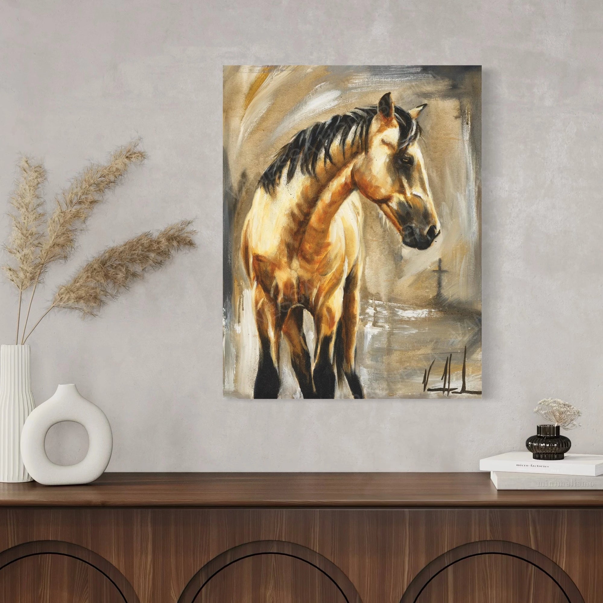 Take Me on the Narrow Path Horse Art Print Vanessa Horabuena
