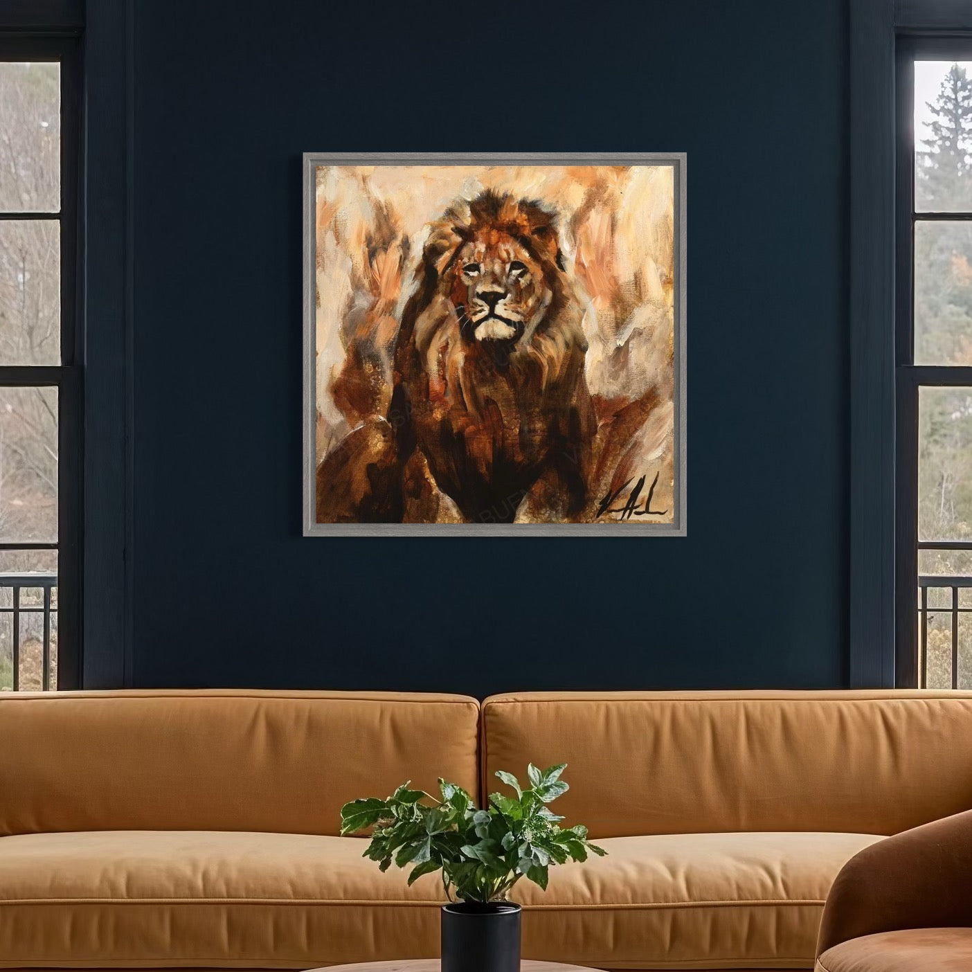Abounding Grace Lion Art Print Vanessa Horabuena