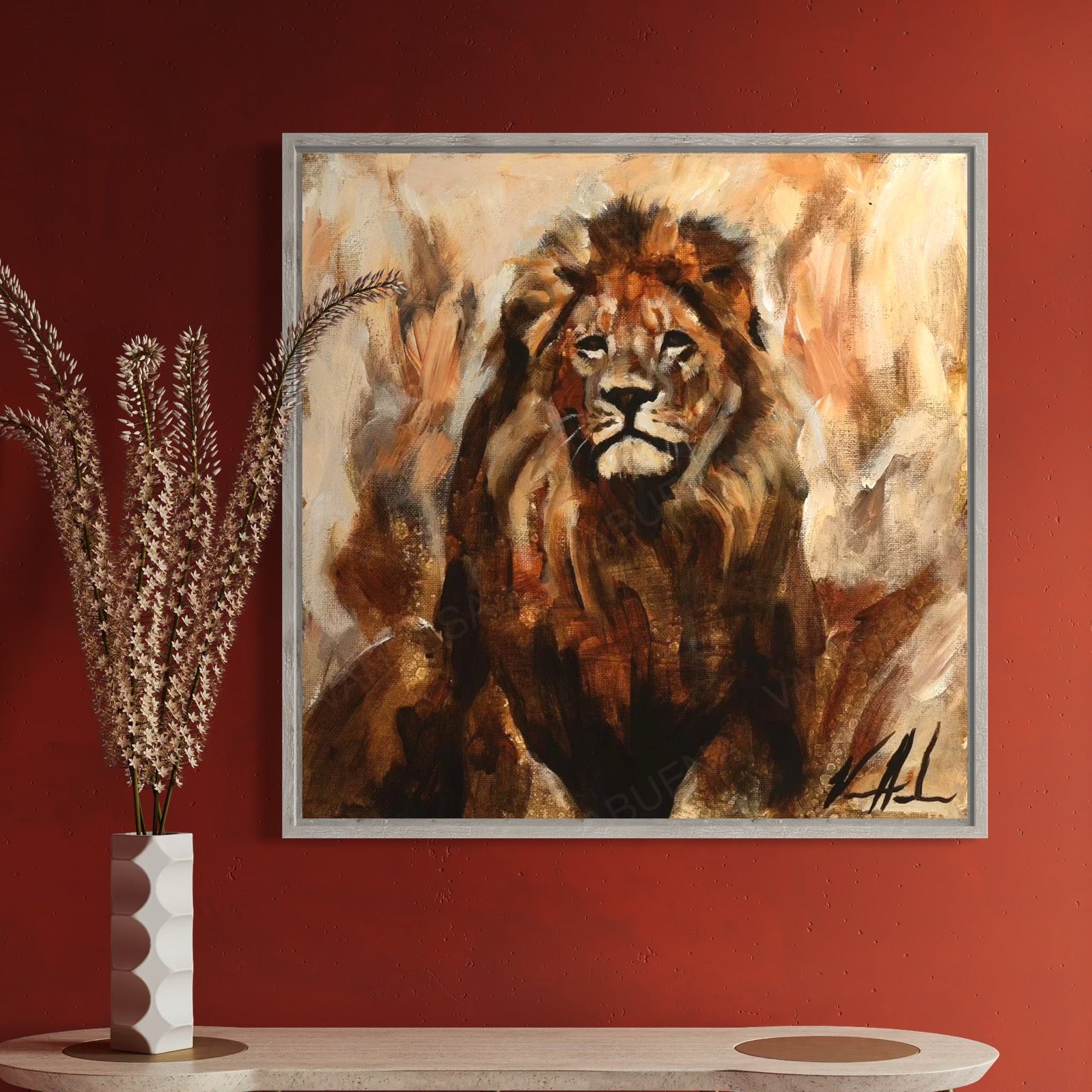 Abounding Grace Lion Art Print Vanessa Horabuena