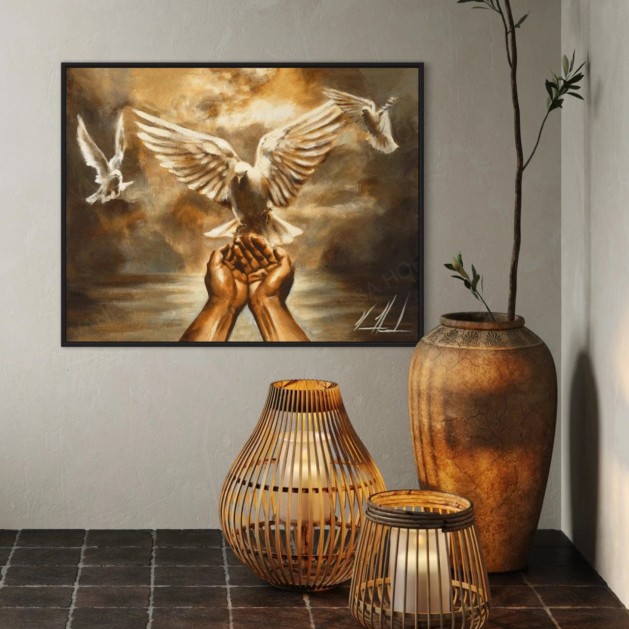 Return to the Father Jesus Art Print Vanessa Horabuena