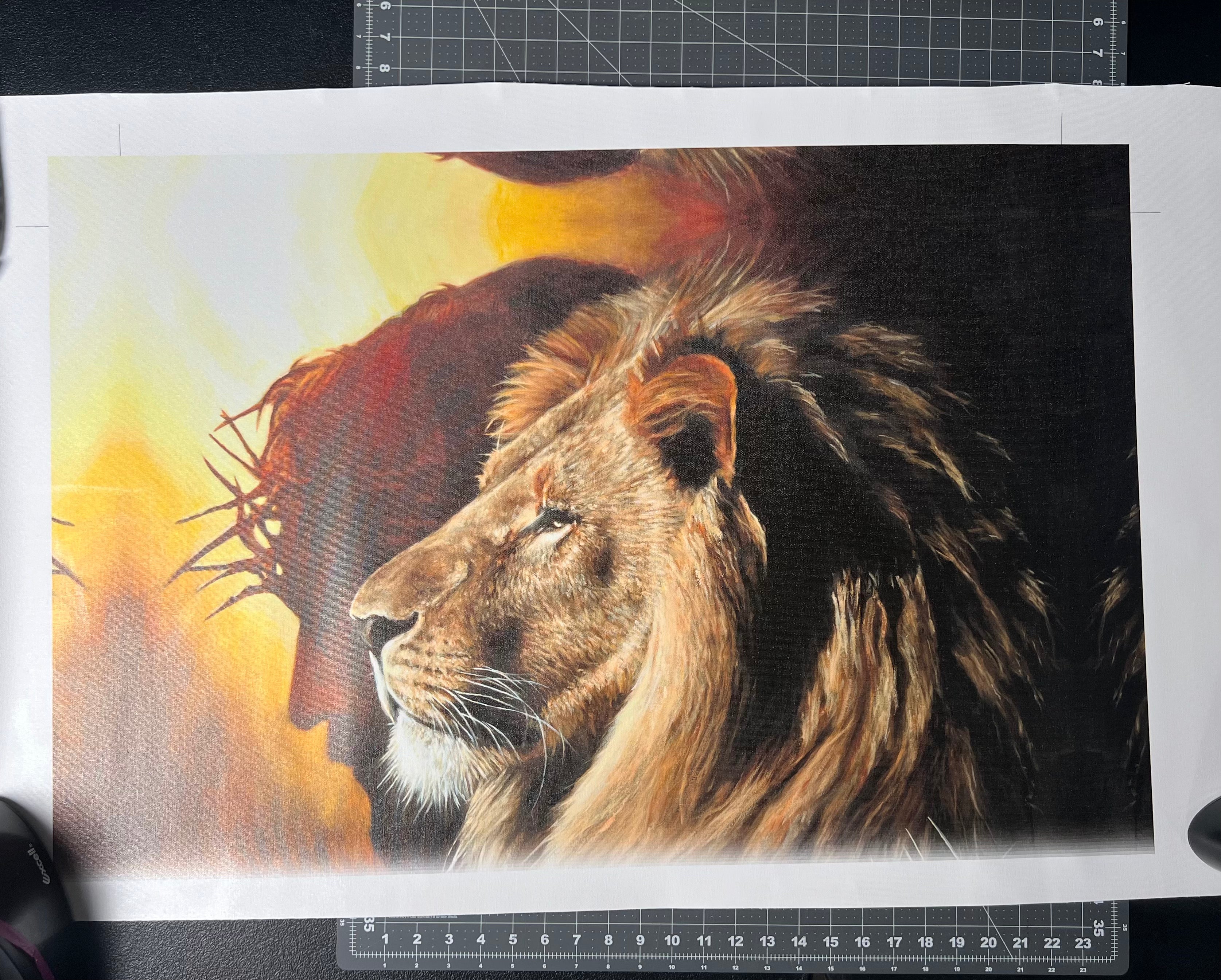 CM# 42 - The Lion of Judah - 24"x30" Canvas Print