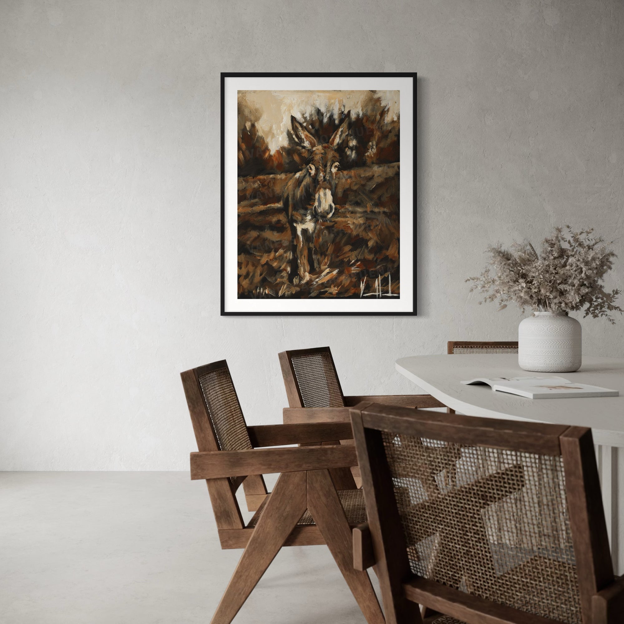 In Your Pastures I Remain (Hand Embellished Canvas Print) Vanessa Horabuena