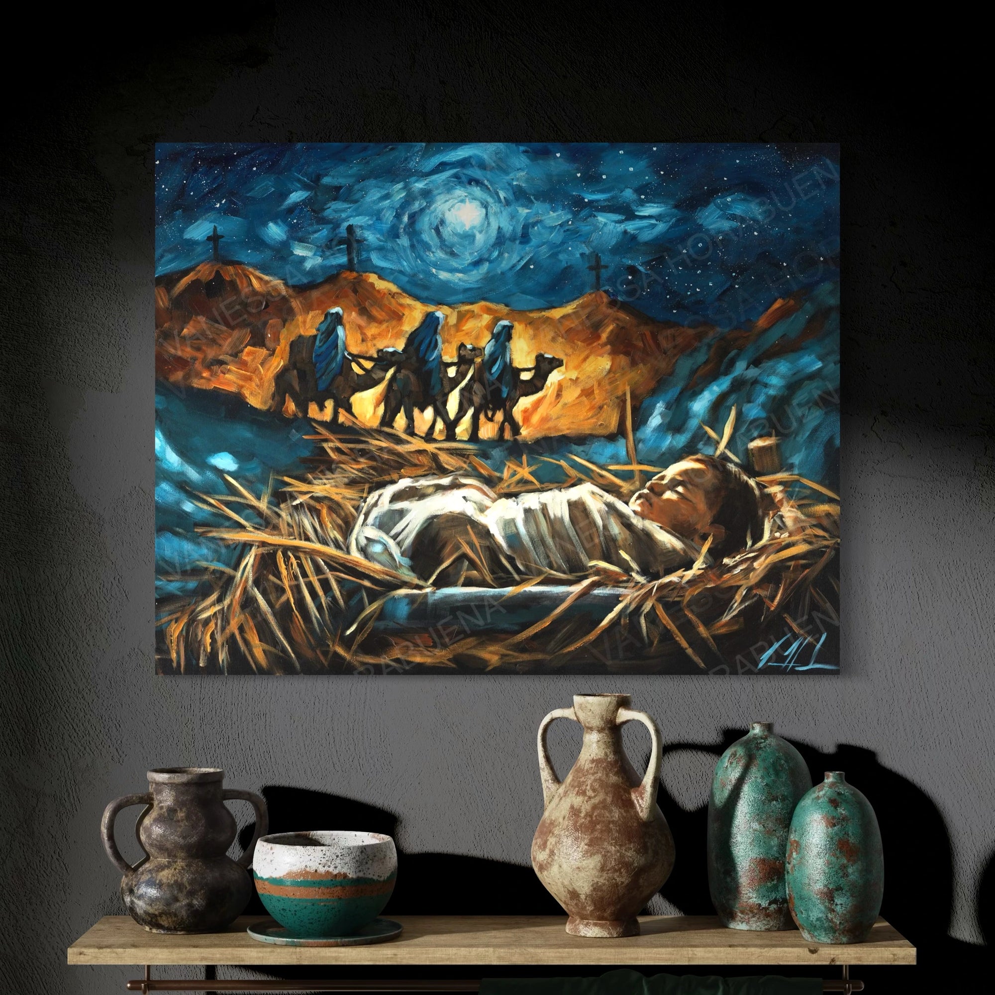 Behold Your King Horse Art Print Vanessa Horabuena