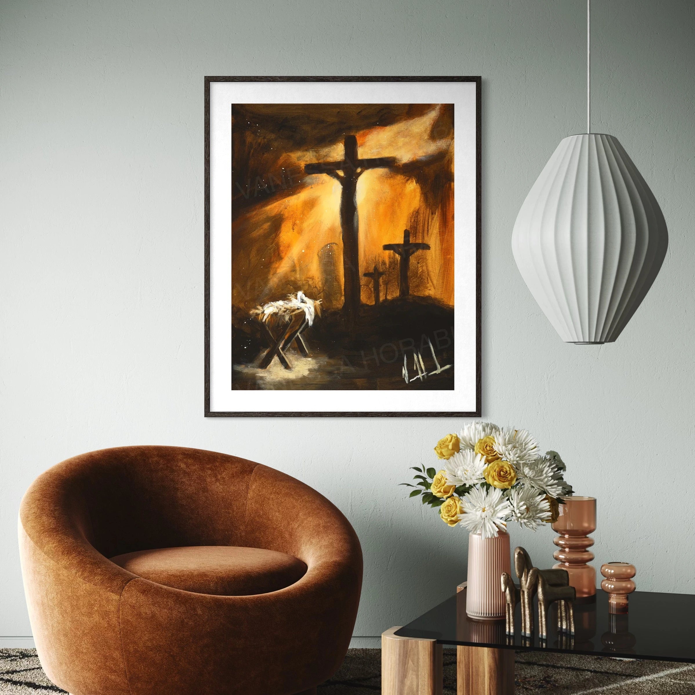Born For Glory Jesus Art Print Vanessa Horabuena