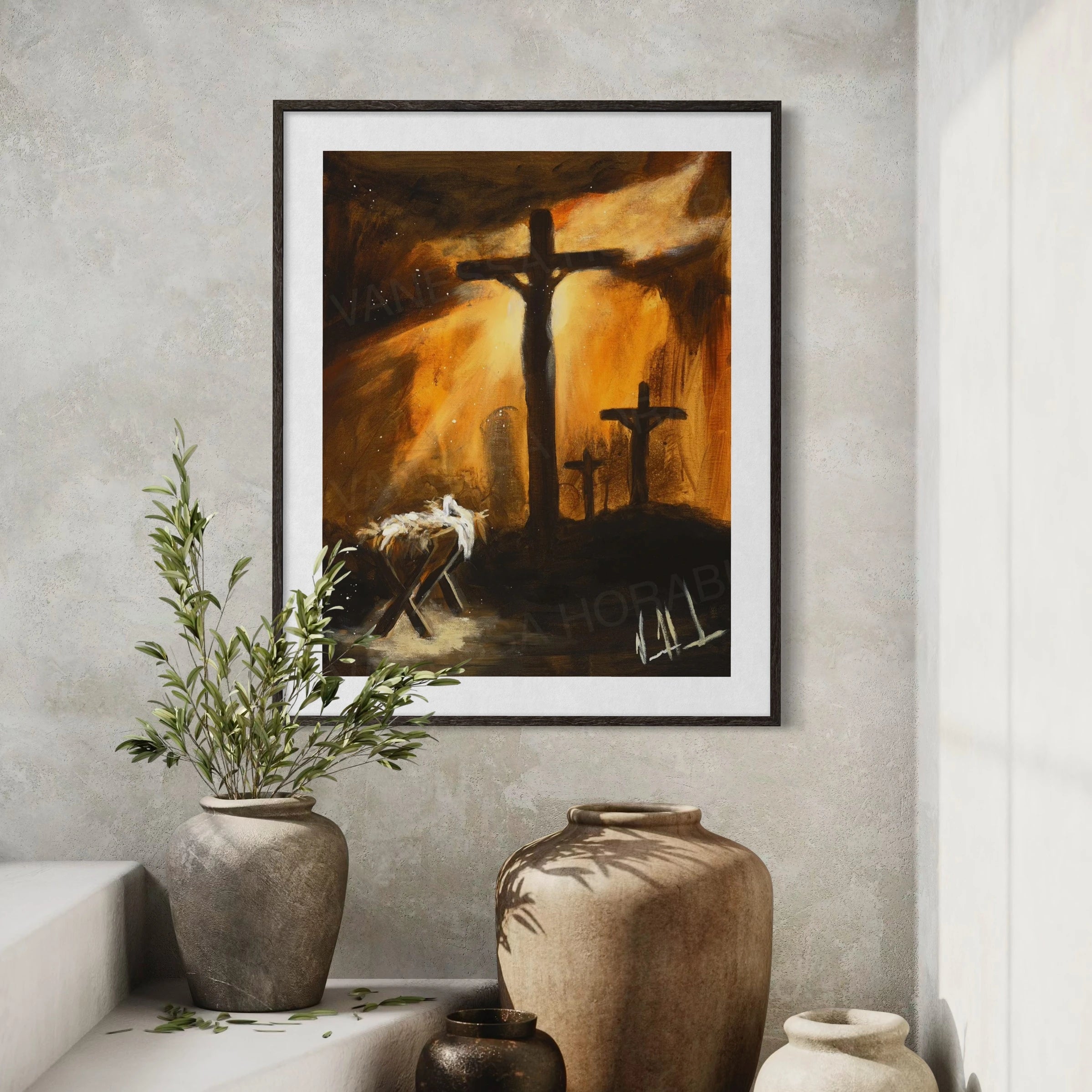 Born For Glory Jesus Art Print Vanessa Horabuena