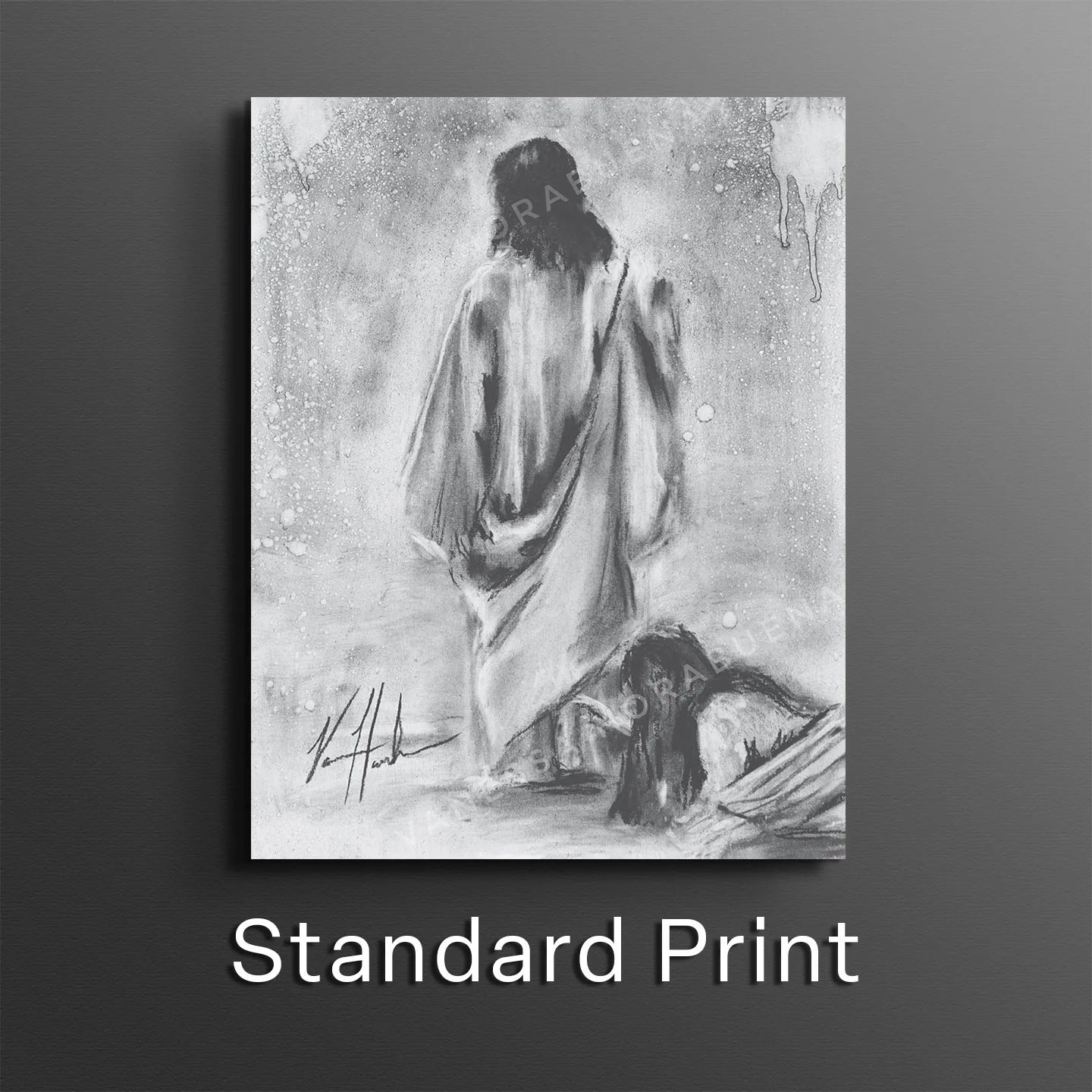 Jesus Healer (Sketch) Women's Art Print, Jesus Art Print Vanessa Horabuena