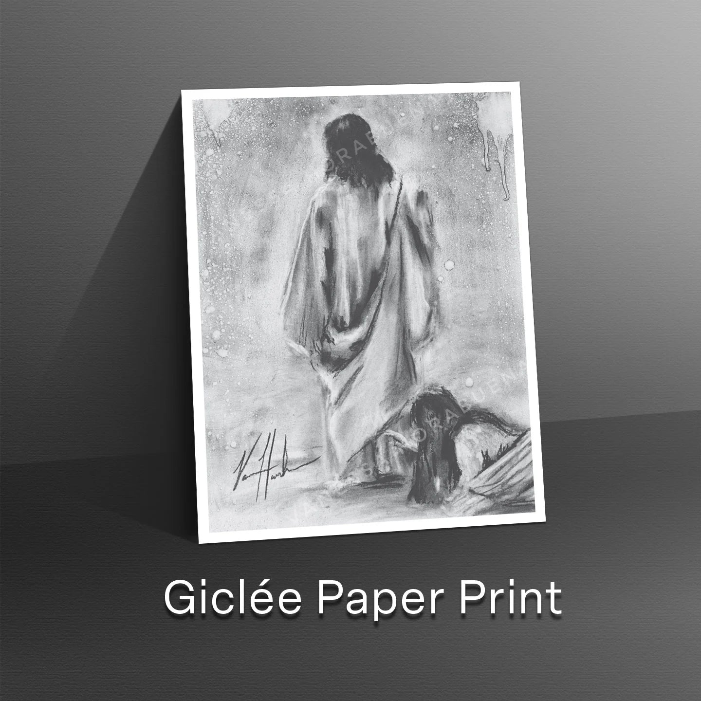 Jesus Healer (Sketch) Women's Art Print, Jesus Art Print Vanessa Horabuena