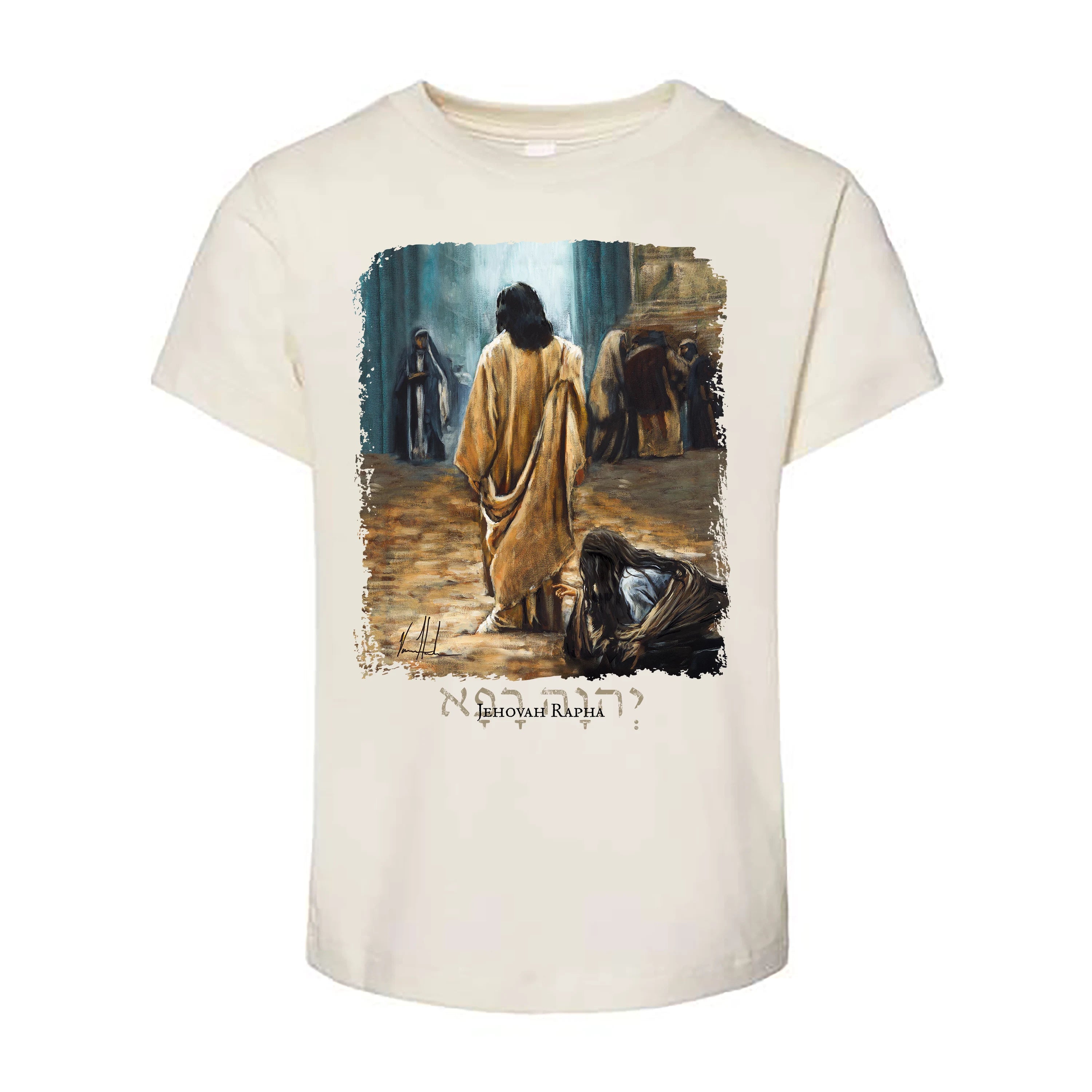 Kids T - Jesus Healer - (Organic Cotton) Organic Cotton Vanessa Horabuena Toddler Natural 2T