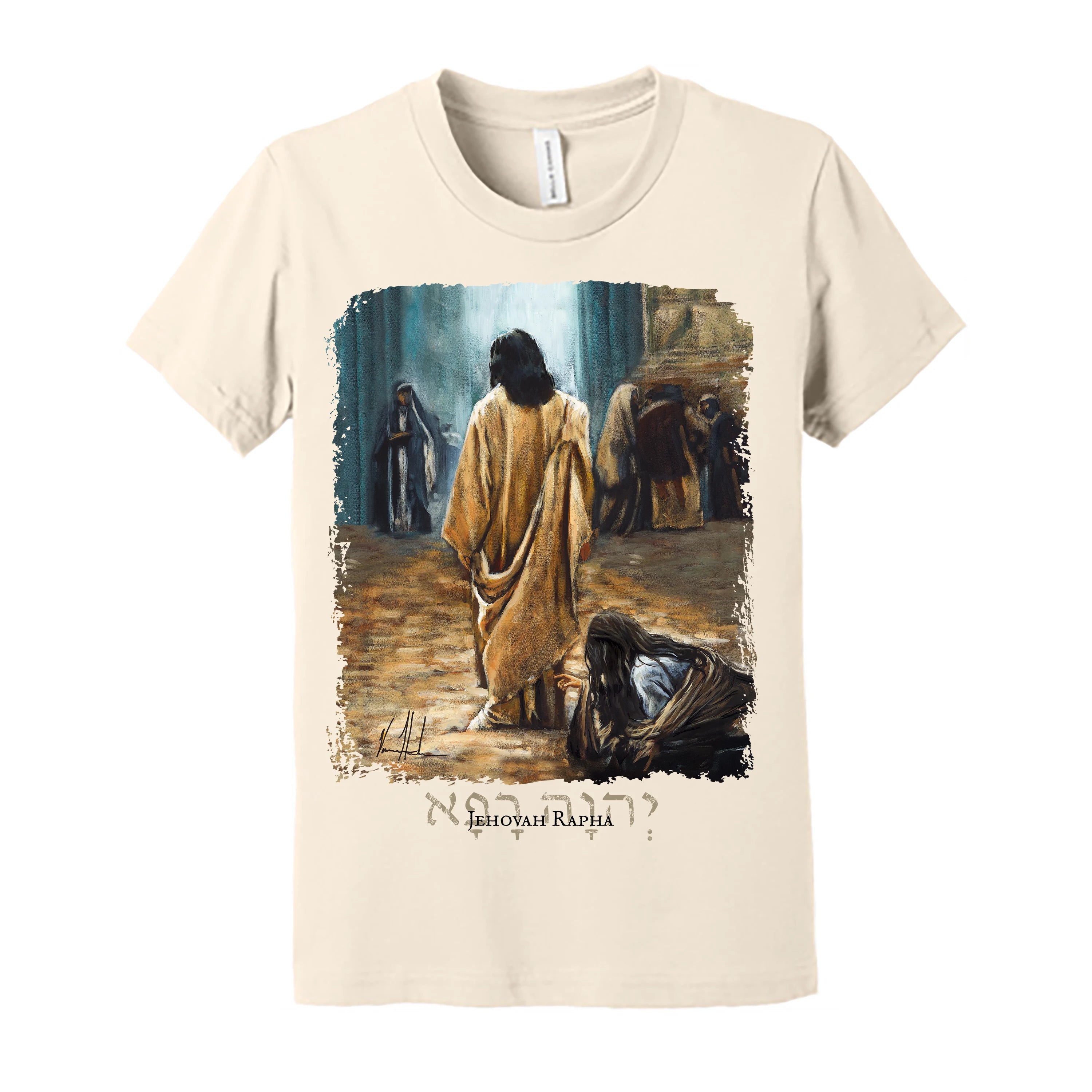 Kids T - Jesus Healer - (Organic Cotton) Organic Cotton Vanessa Horabuena Youth Natural Small