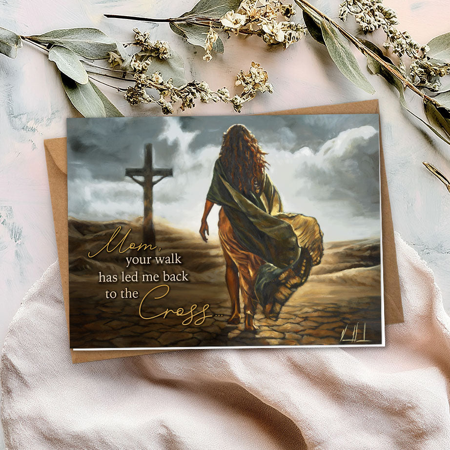 'Journey to the Cross' Mother's Day Greeting Card 2026 Vanessa Horabuena