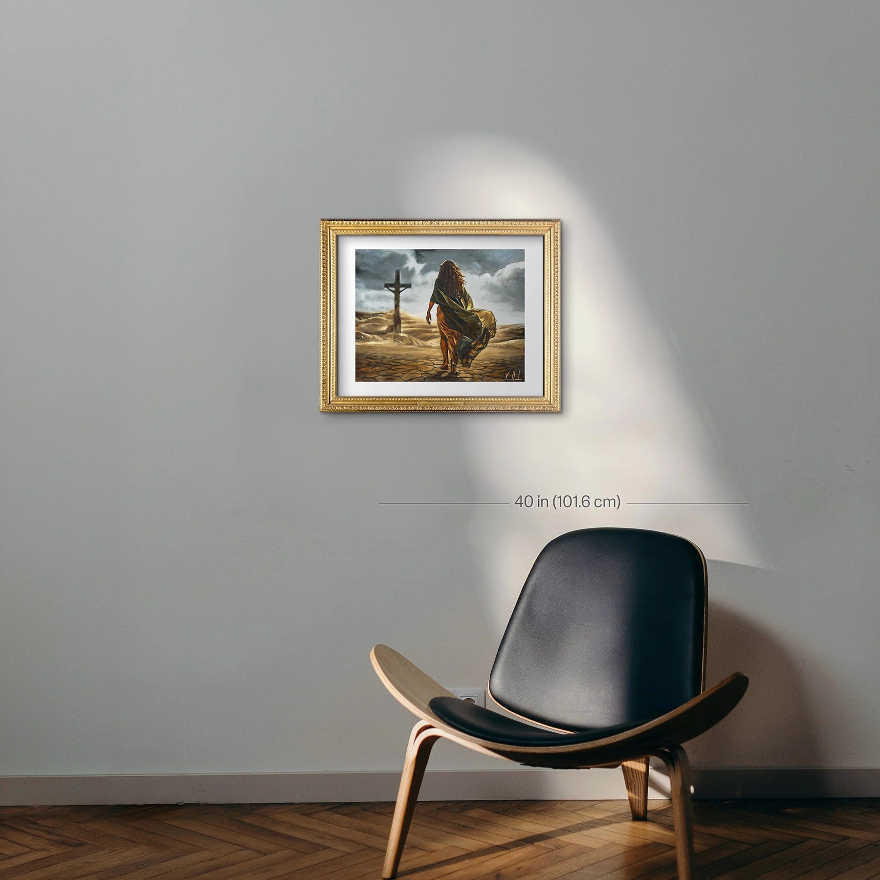 Journey to the Cross Women's Art Print Vanessa Horabuena