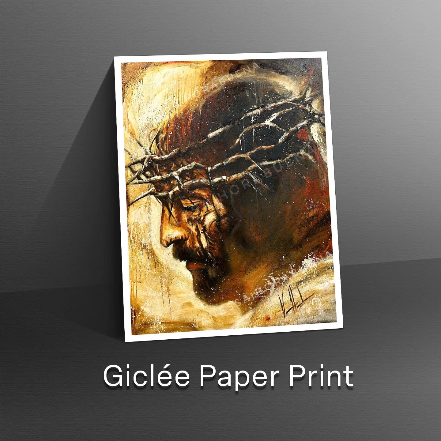 King of Glory Jesus Art Print Vanessa Horabuena