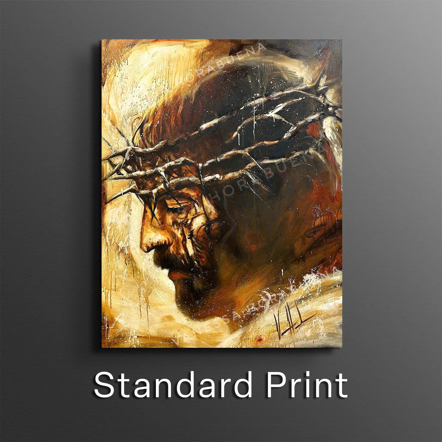 King of Glory Jesus Art Print Vanessa Horabuena