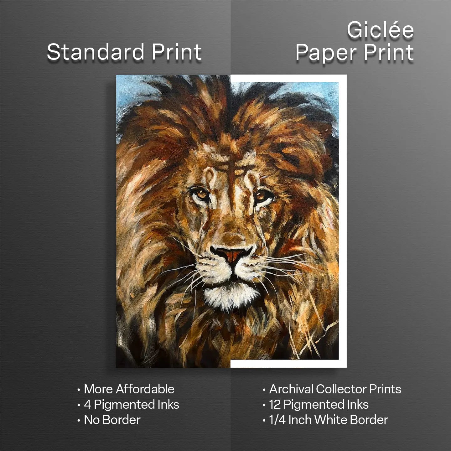 King of Heaven Lion Art Print Vanessa Horabuena