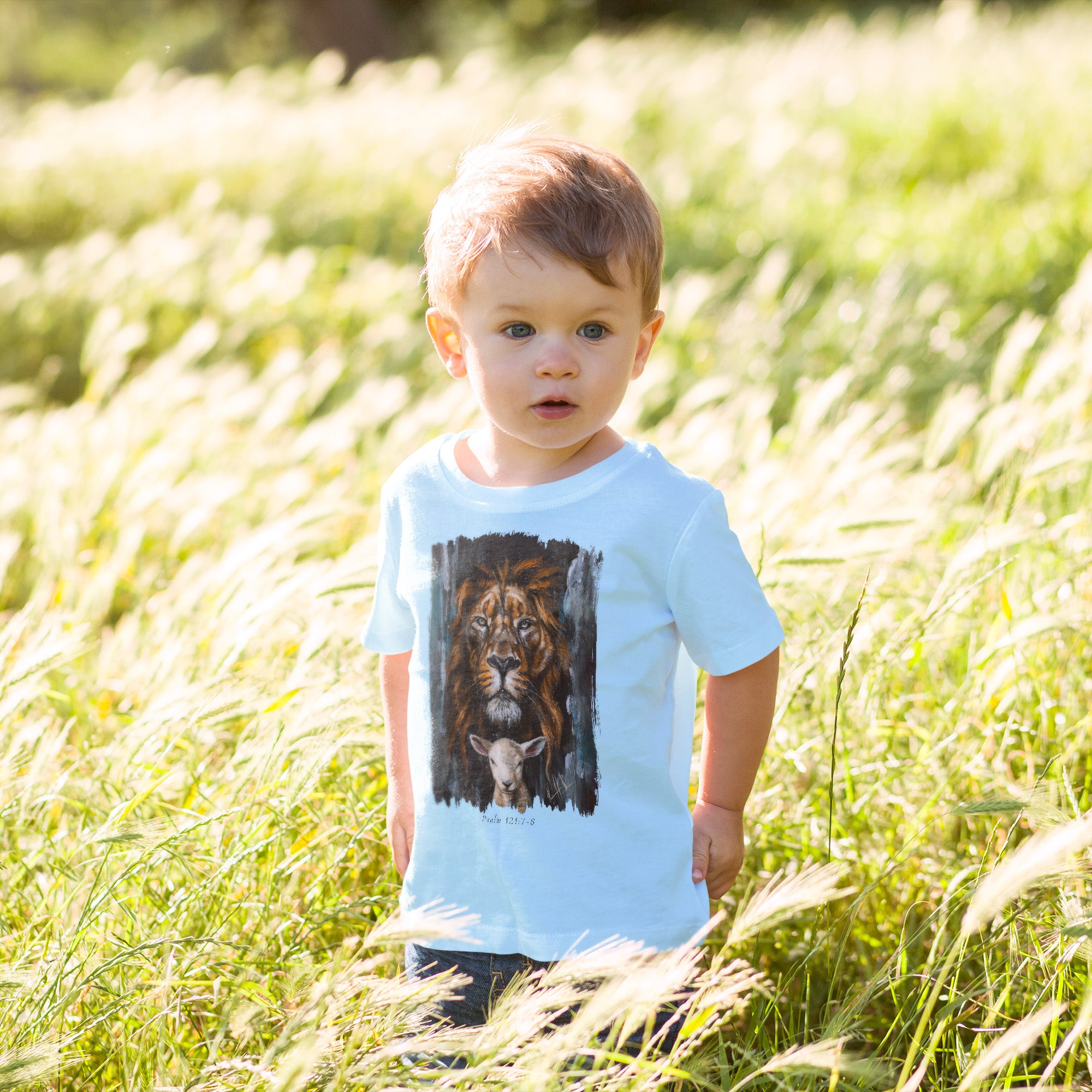 Kids T (Organic Cotton) - The Lion and Lamb Passover Organic Cotton Vanessa Horabuena