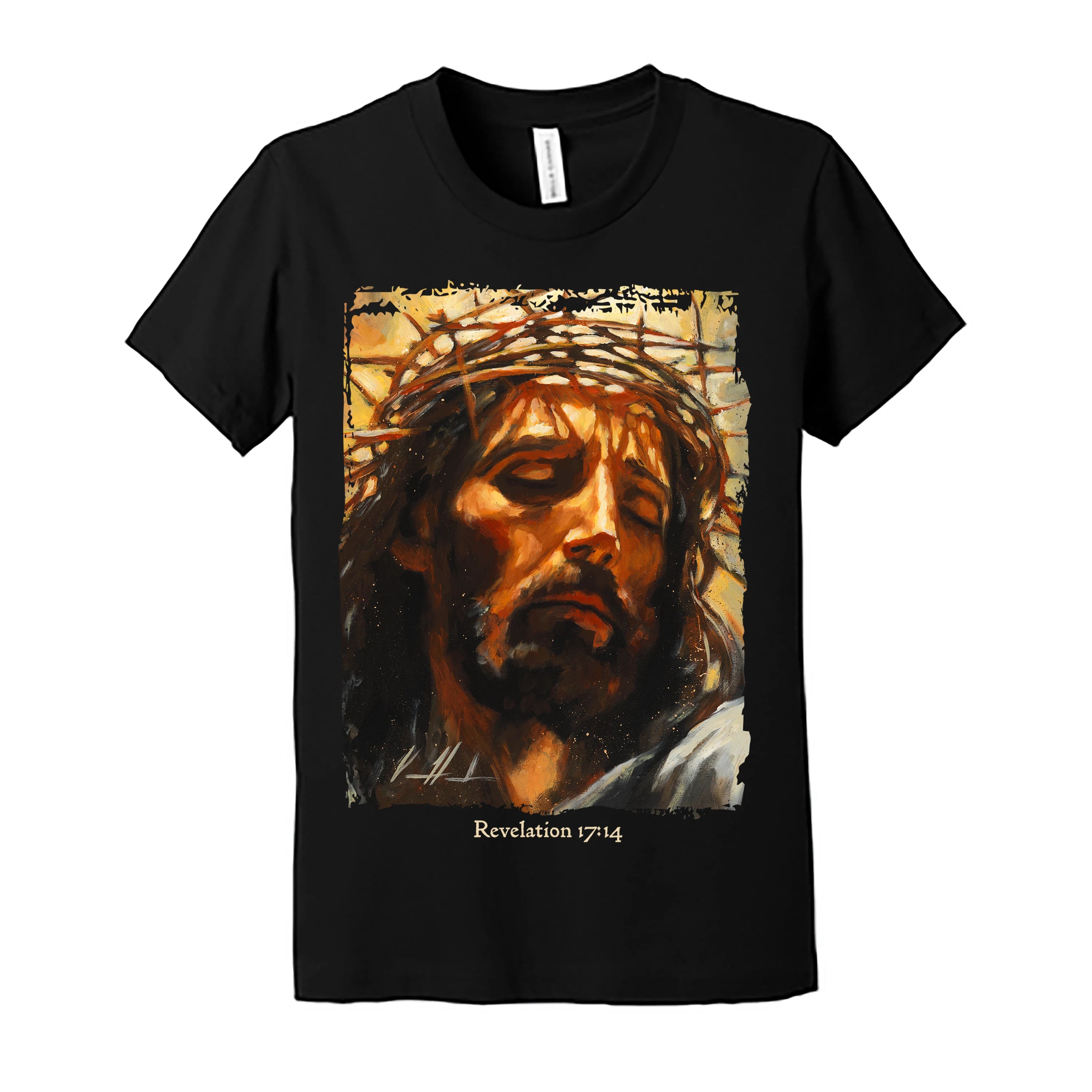 Kids T - Christ is King - (Organic Cotton) Organic Cotton Vanessa Horabuena Youth Black Small