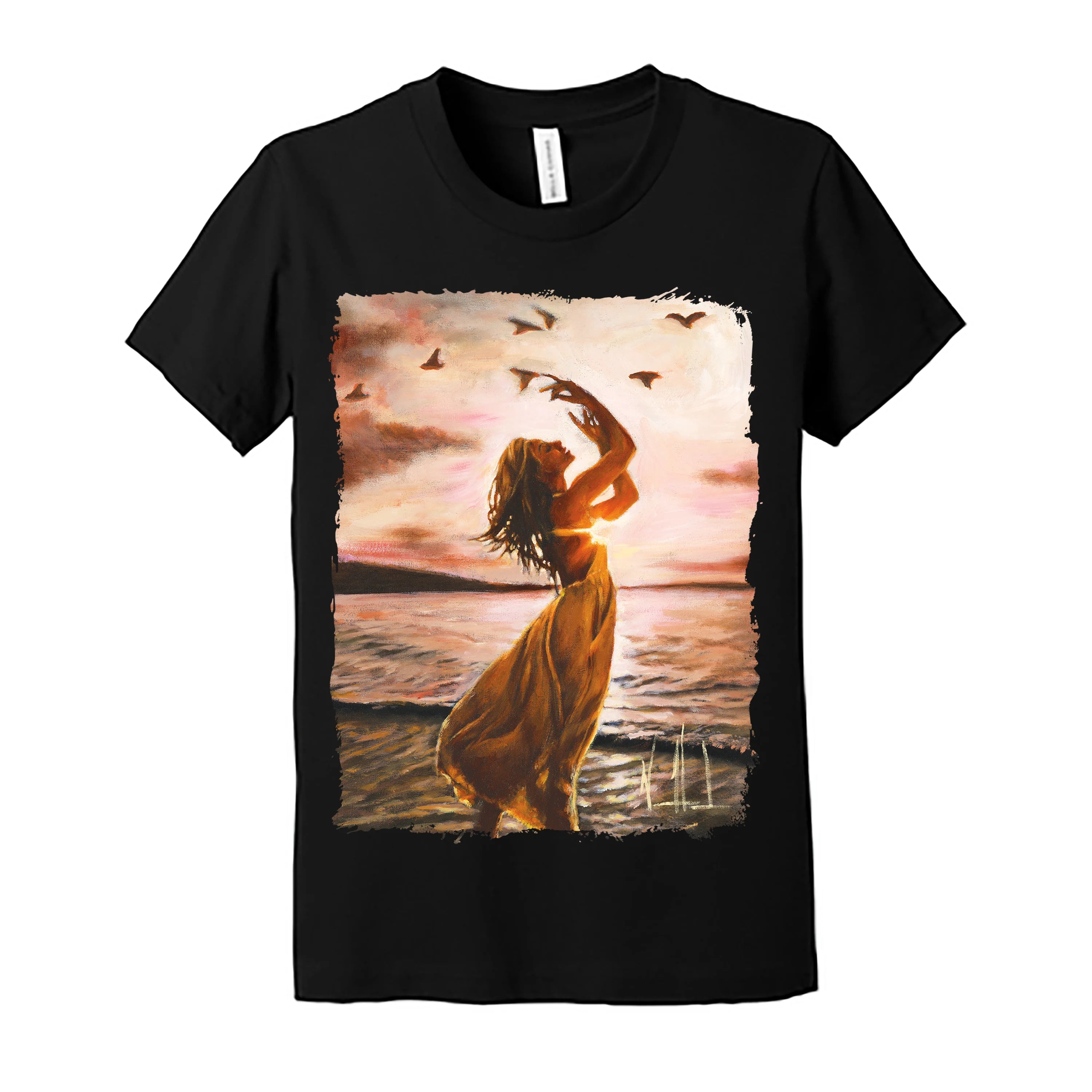 Kids T - Sustained By Your Love - (Organic Cotton) Organic Cotton Vanessa Horabuena Youth Black Small