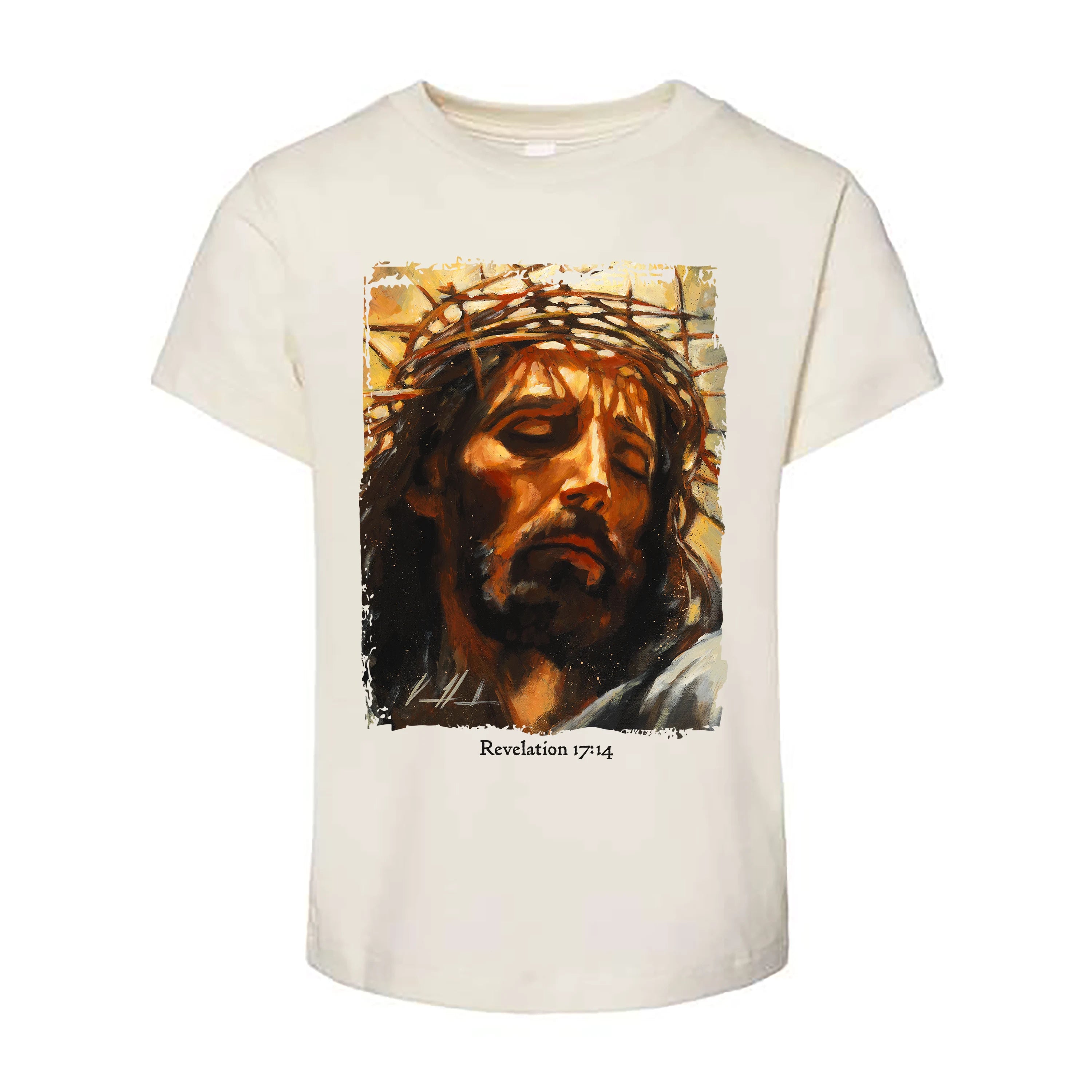 Kids T - Christ is King - (Organic Cotton) Organic Cotton Vanessa Horabuena Toddler Natural 2T