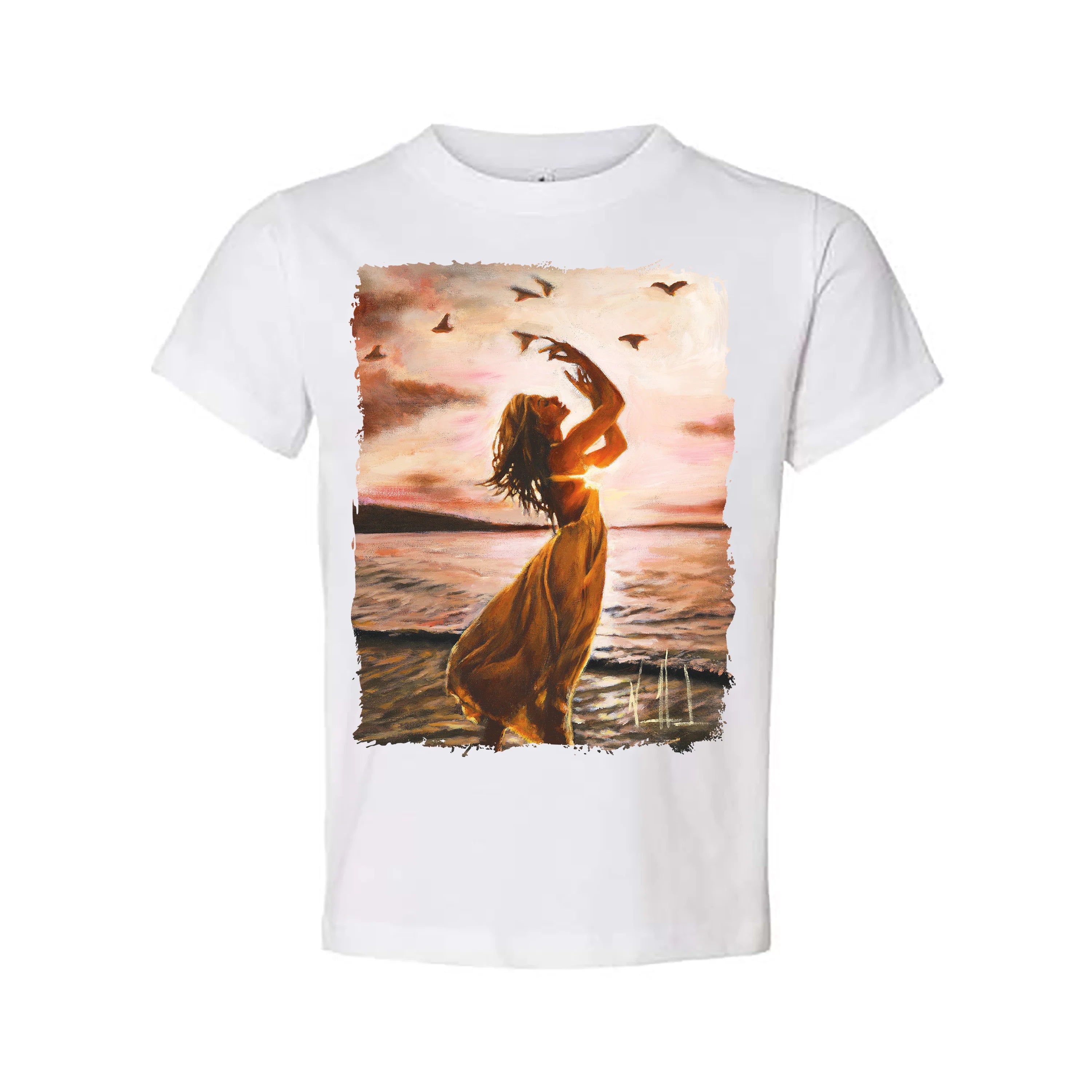 Kids T - Sustained By Your Love - (Organic Cotton) Organic Cotton Vanessa Horabuena Toddler White 2T
