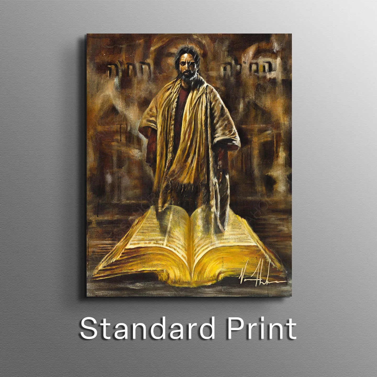 The Living Word Jesus Art Print Vanessa Horabuena