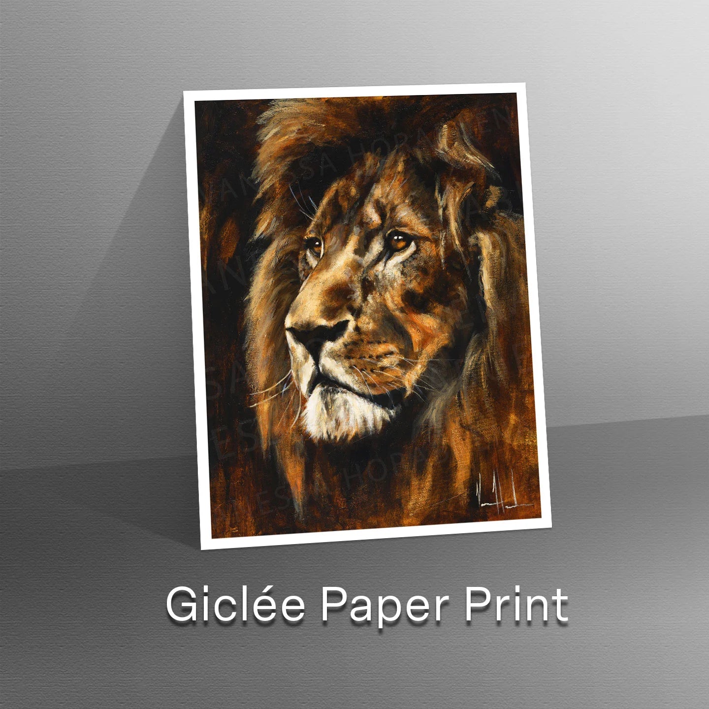 Majestic Lion Lion Art Print Vanessa Horabuena