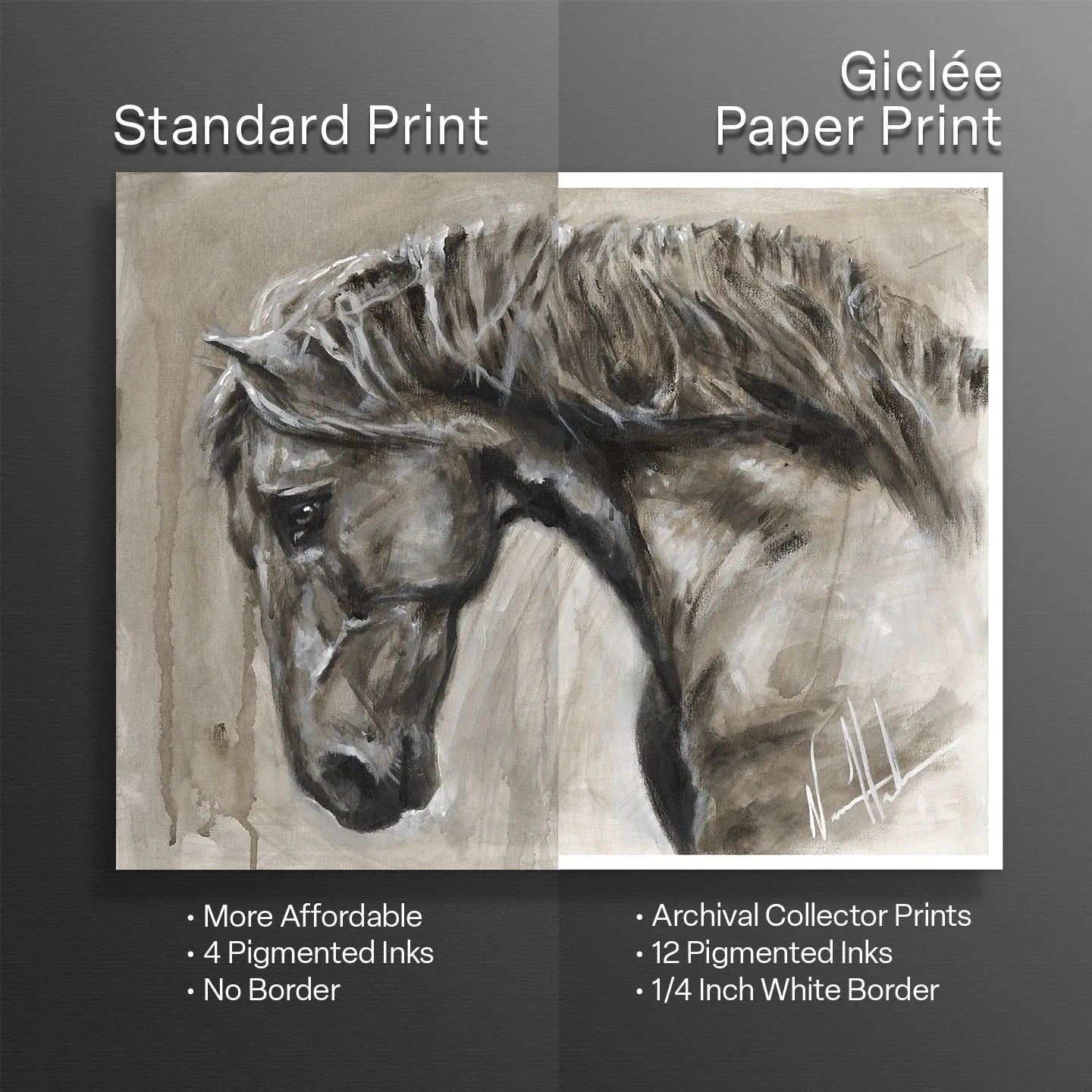 Momentum Horse Art Print Vanessa Horabuena