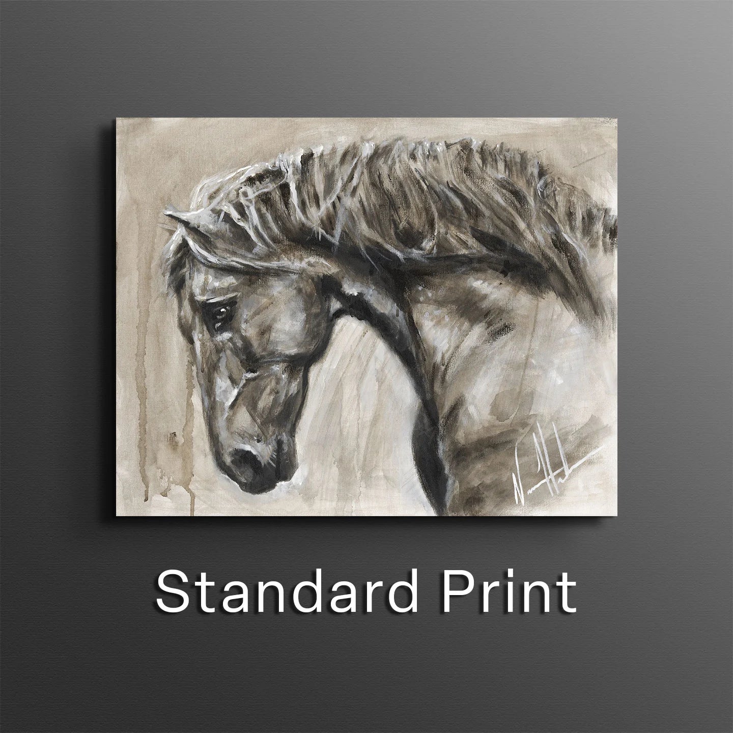 Momentum Horse Art Print Vanessa Horabuena