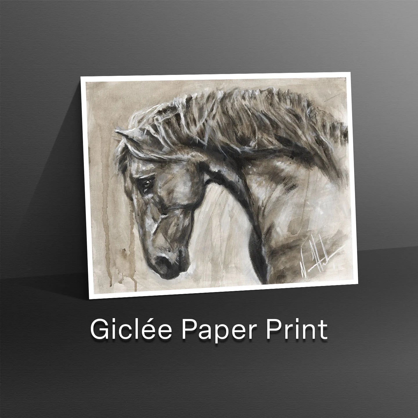 Momentum Horse Art Print Vanessa Horabuena