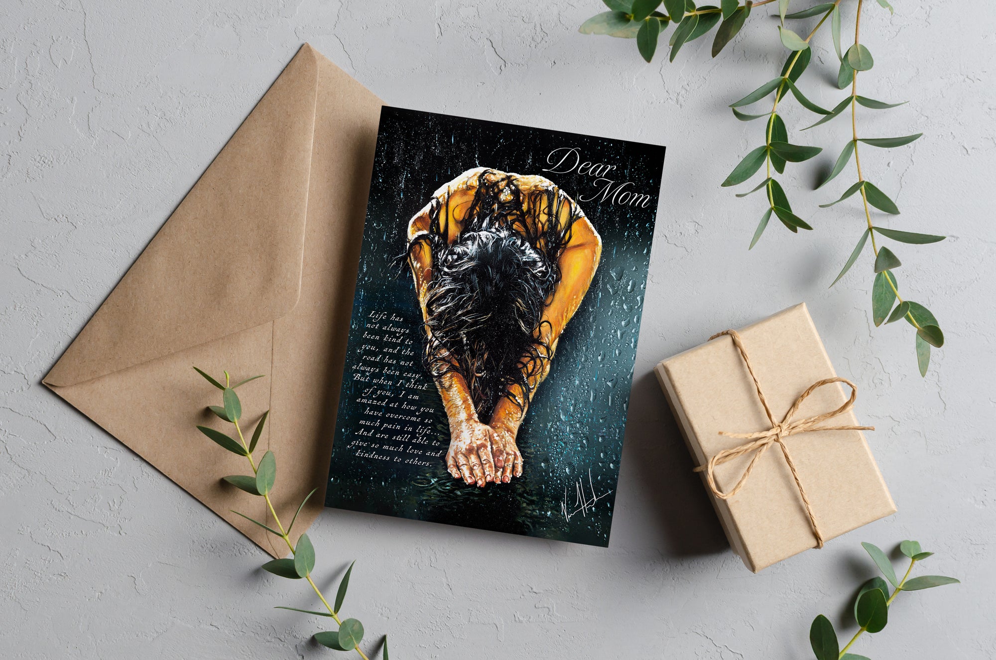 Mother's Day Greeting Card 'The Art of Surrender' Vanessa Horabuena